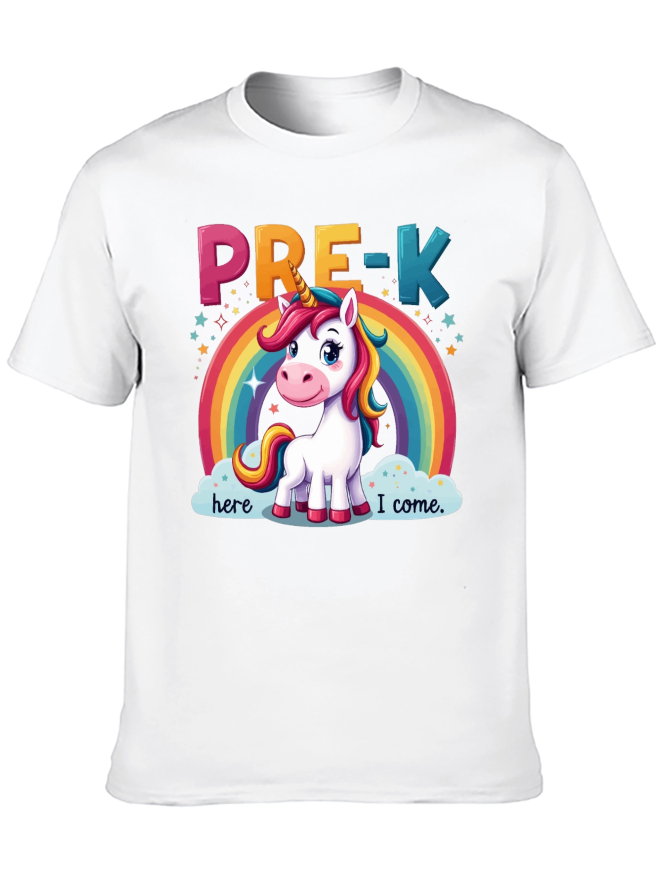 Pre-K Unicorn Rainbow T-Shirt