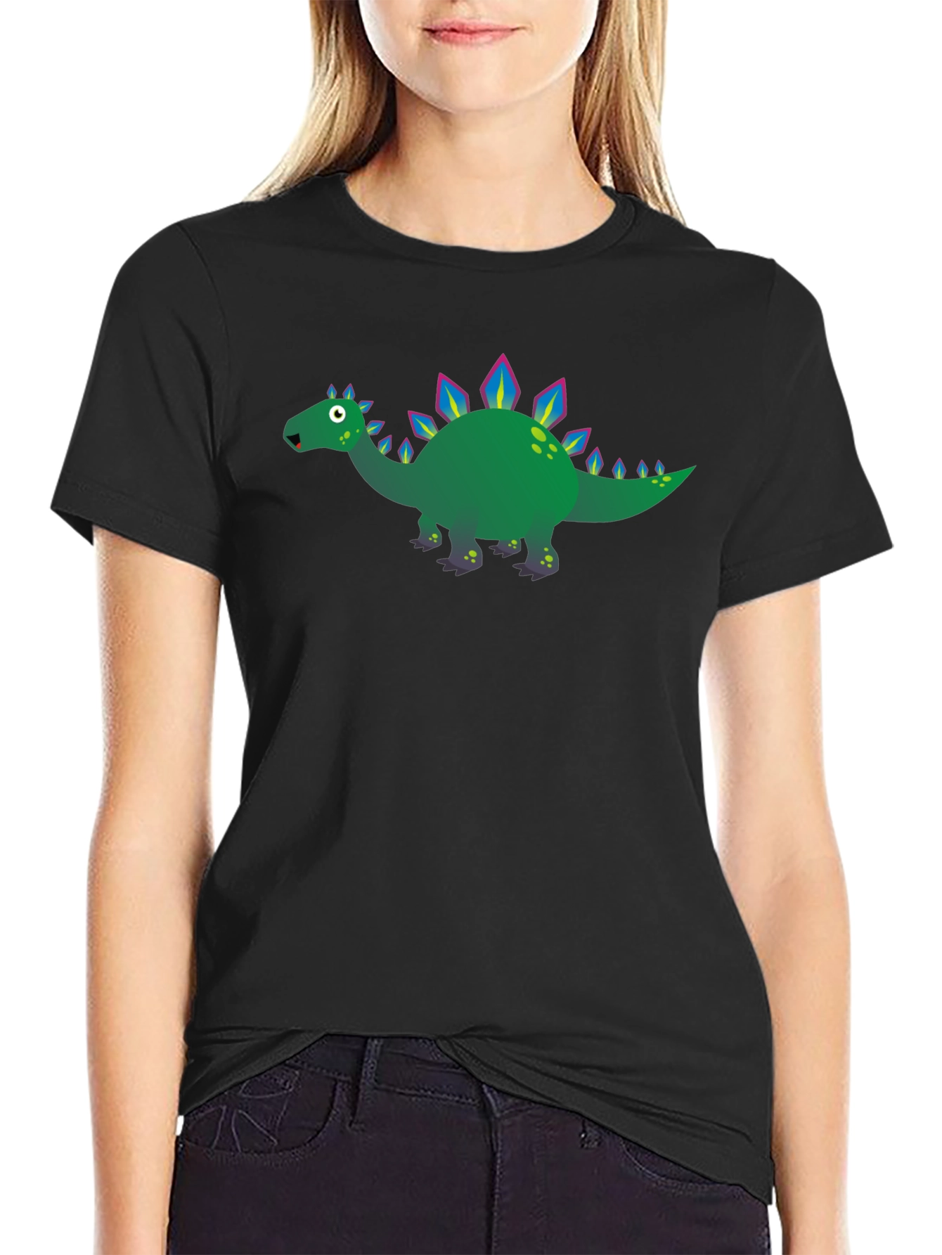 Dinosaur Graphic Black T-Shirt