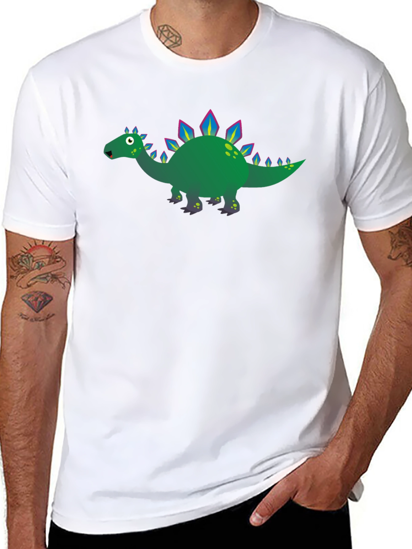 Dinosaur Graphic Black T-Shirt