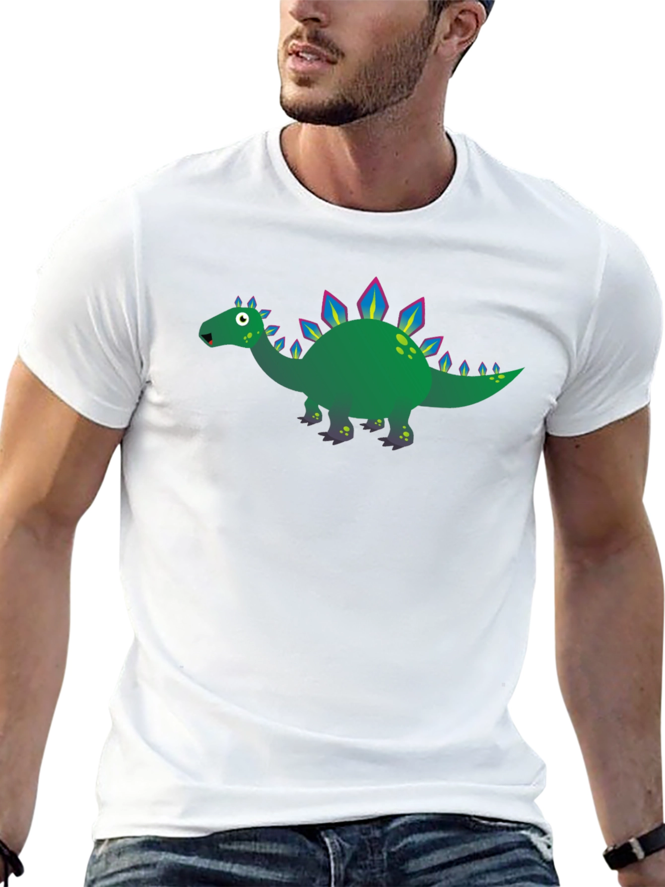 Dinosaur Graphic Black T-Shirt
