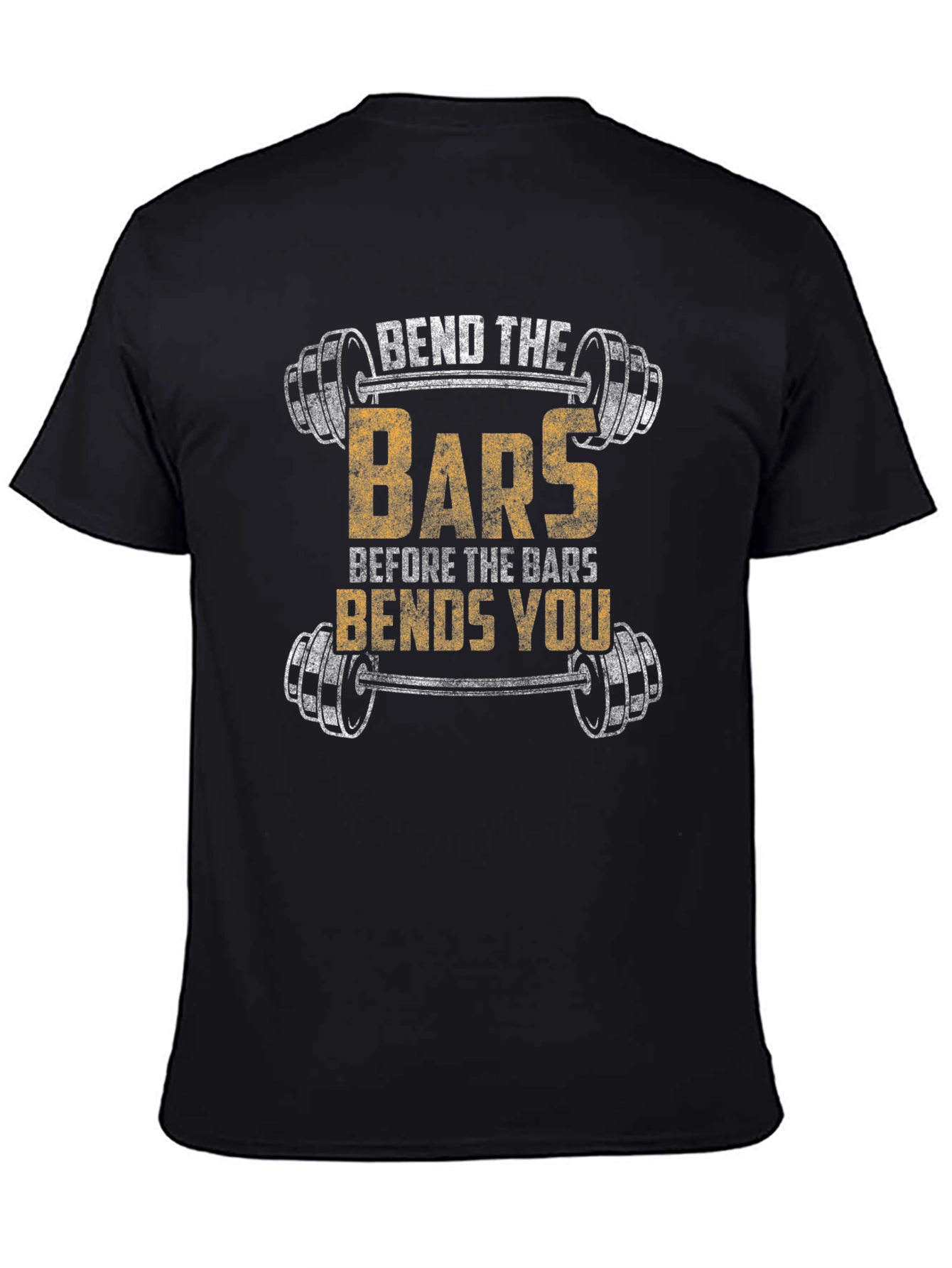 Bend The Bars Gym T-Shirt - Weightlifting Motivation