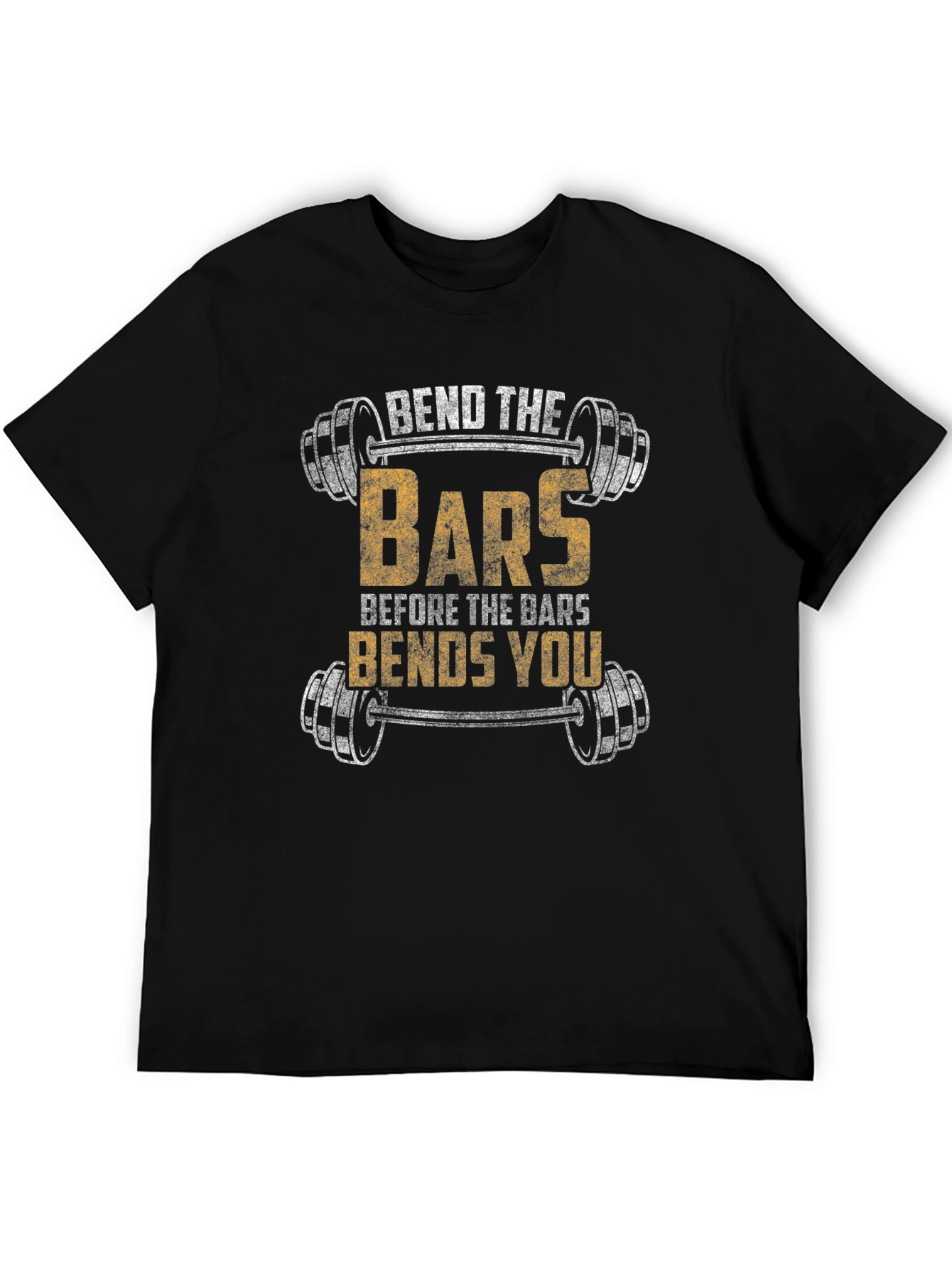 Bend The Bars Gym T-Shirt - Weightlifting Motivation