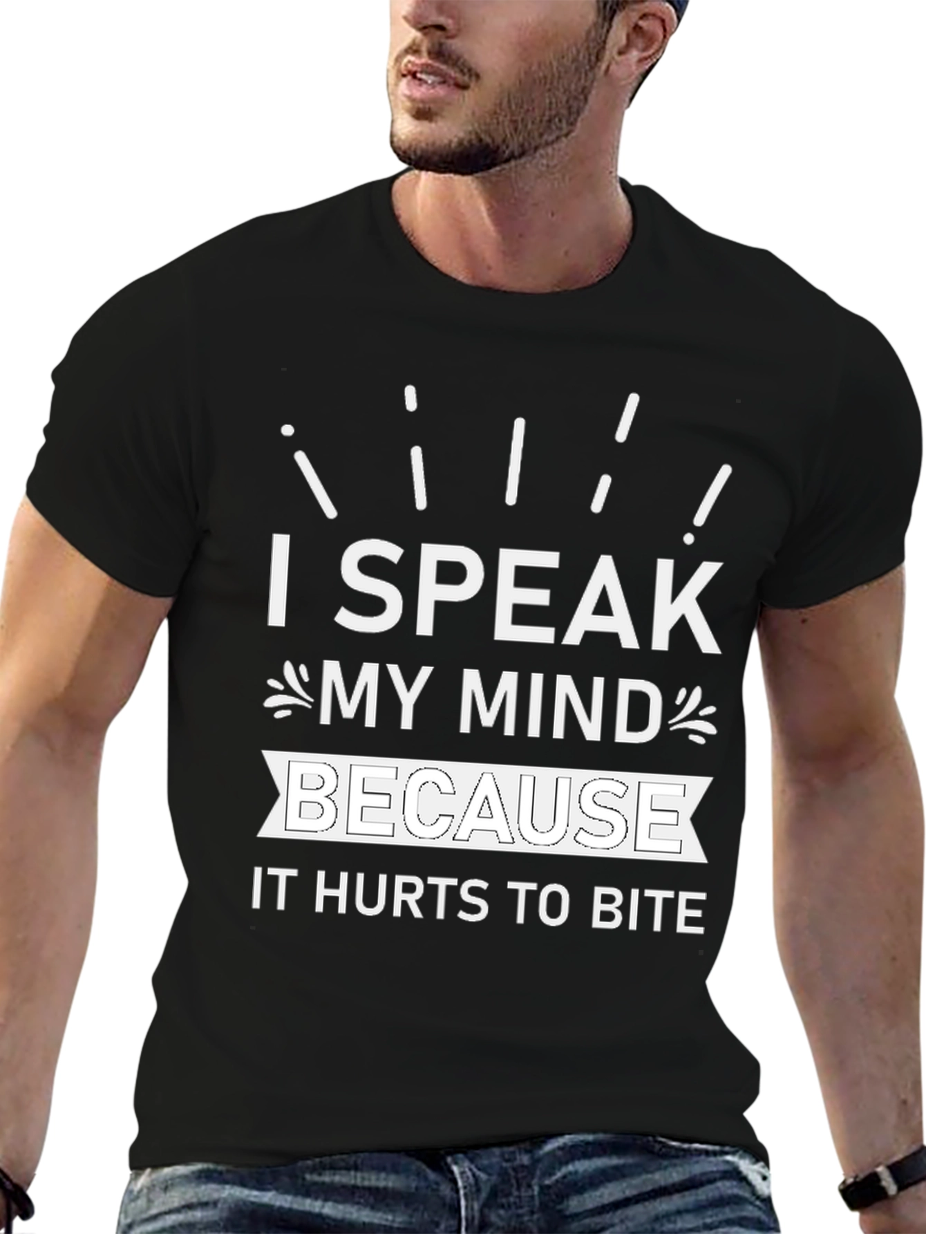 I Speak My Mind T-Shirt - Funny Slogan Tee