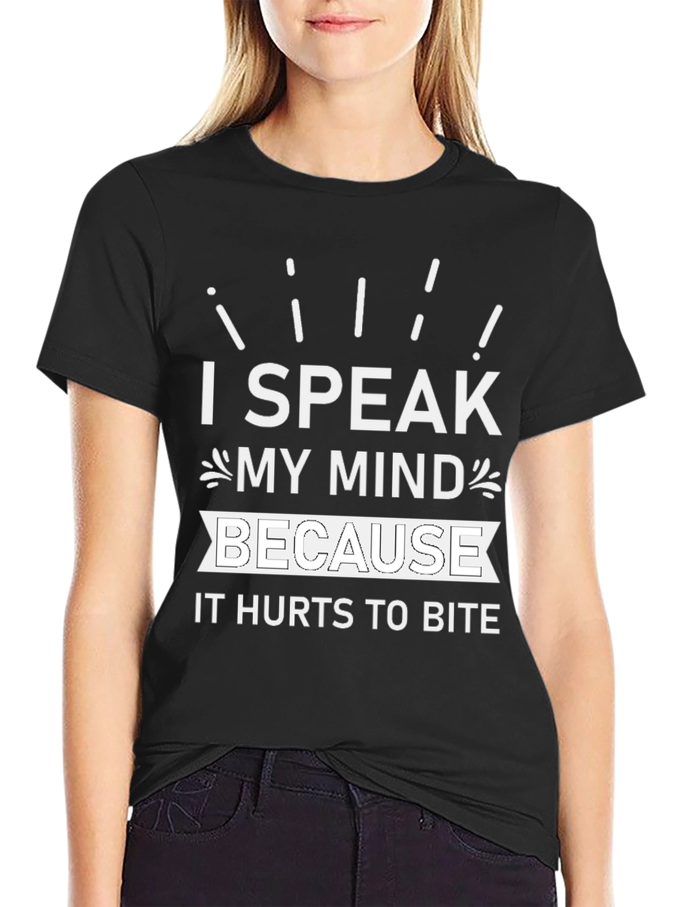 I Speak My Mind T-Shirt - Funny Slogan Tee
