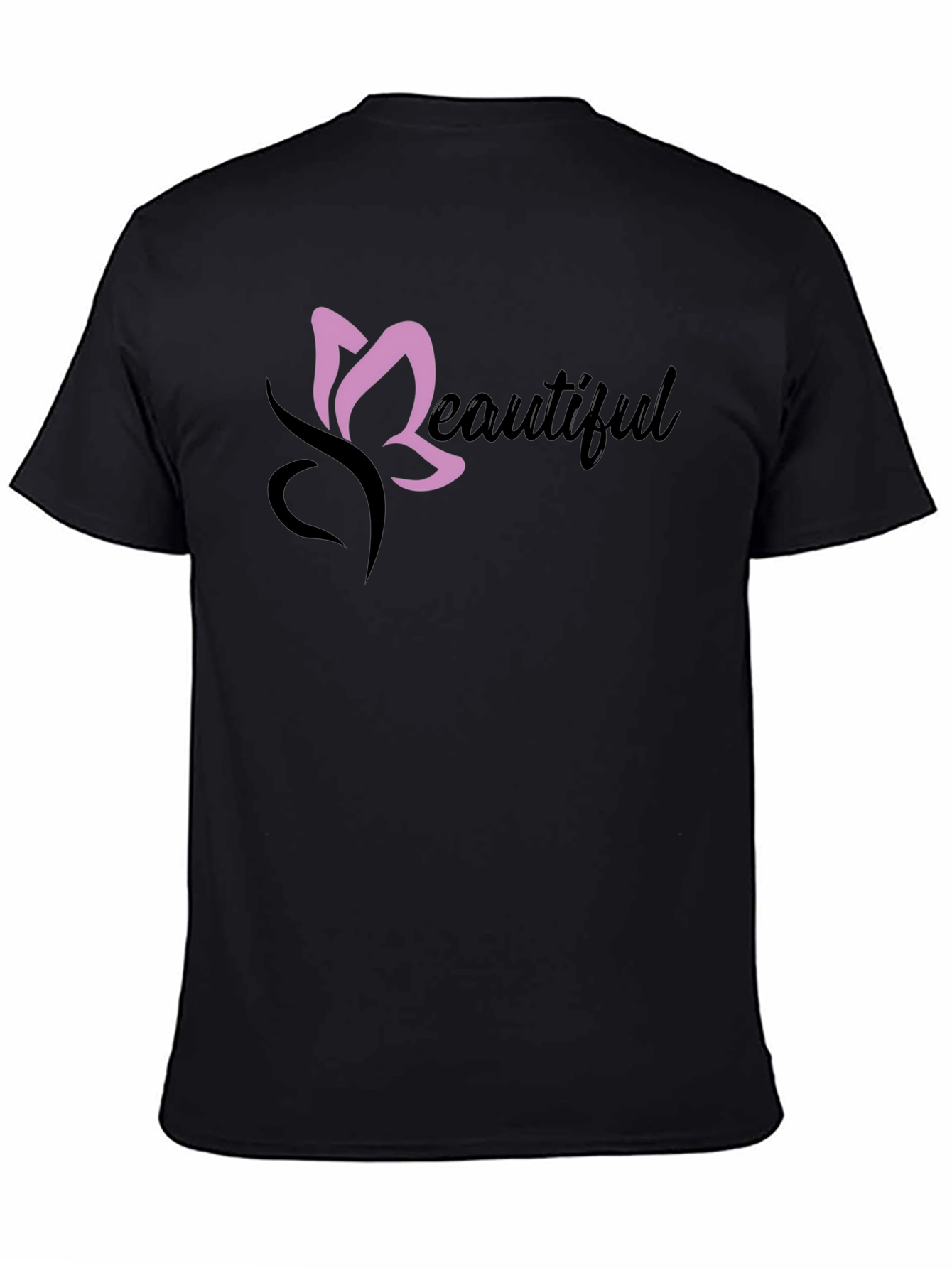 Beautiful Butterfly Graphic T-Shirt - Casual Style