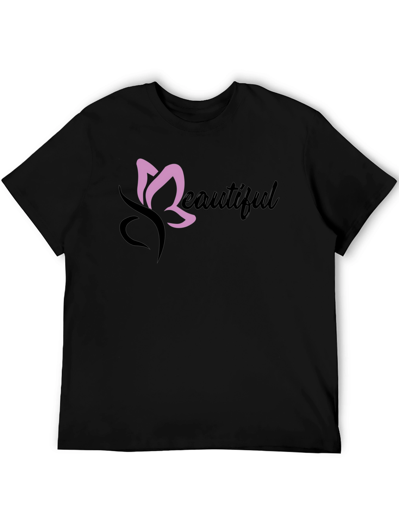 Beautiful Butterfly Graphic T-Shirt - Casual Style