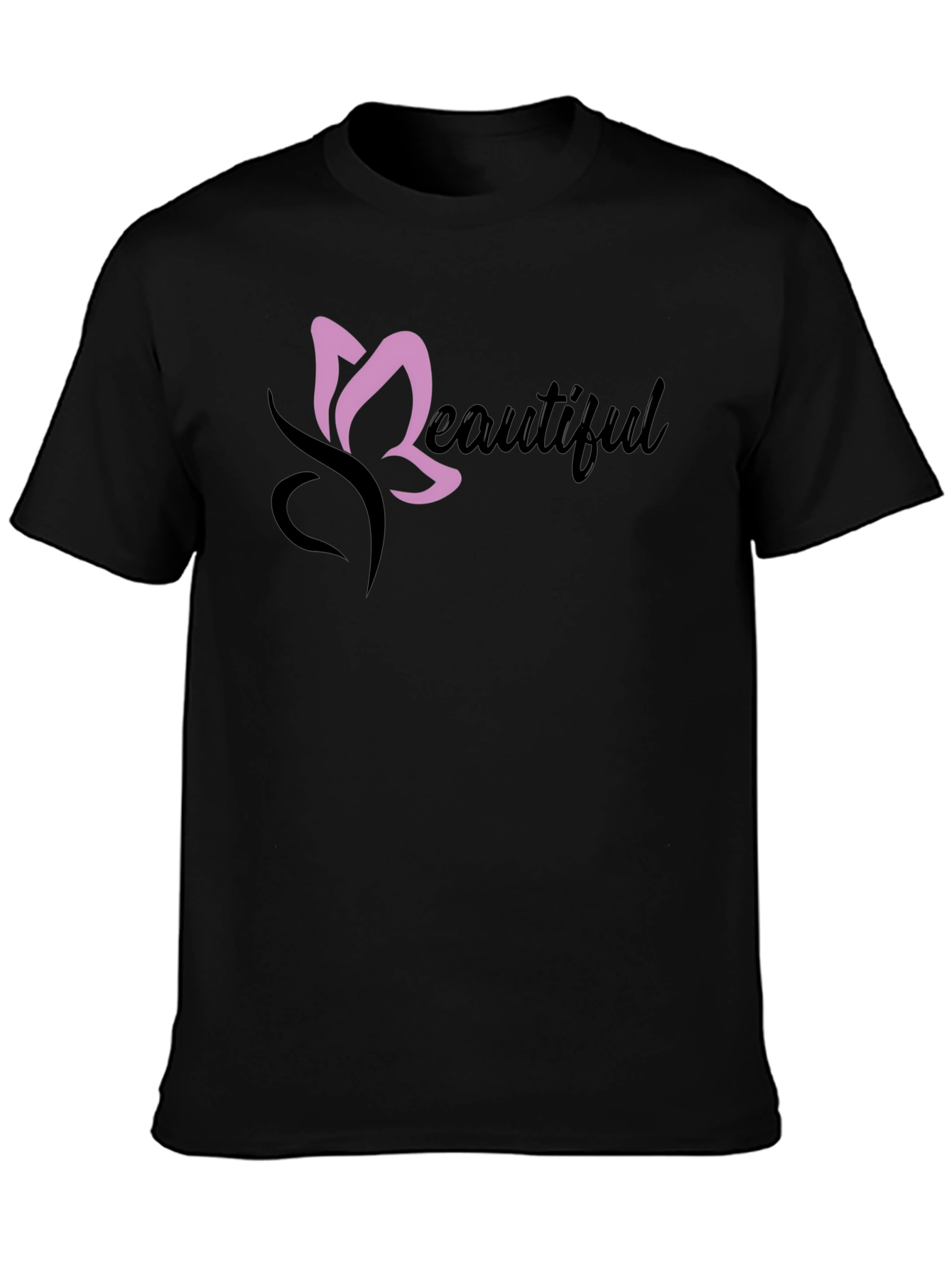 Beautiful Butterfly Graphic T-Shirt - Casual Style