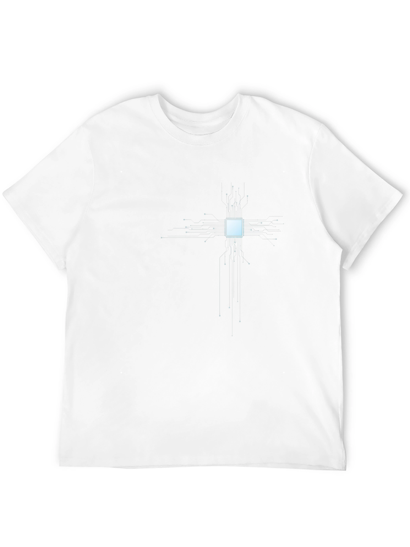 Tech Circuit Board Graphic T-Shirt