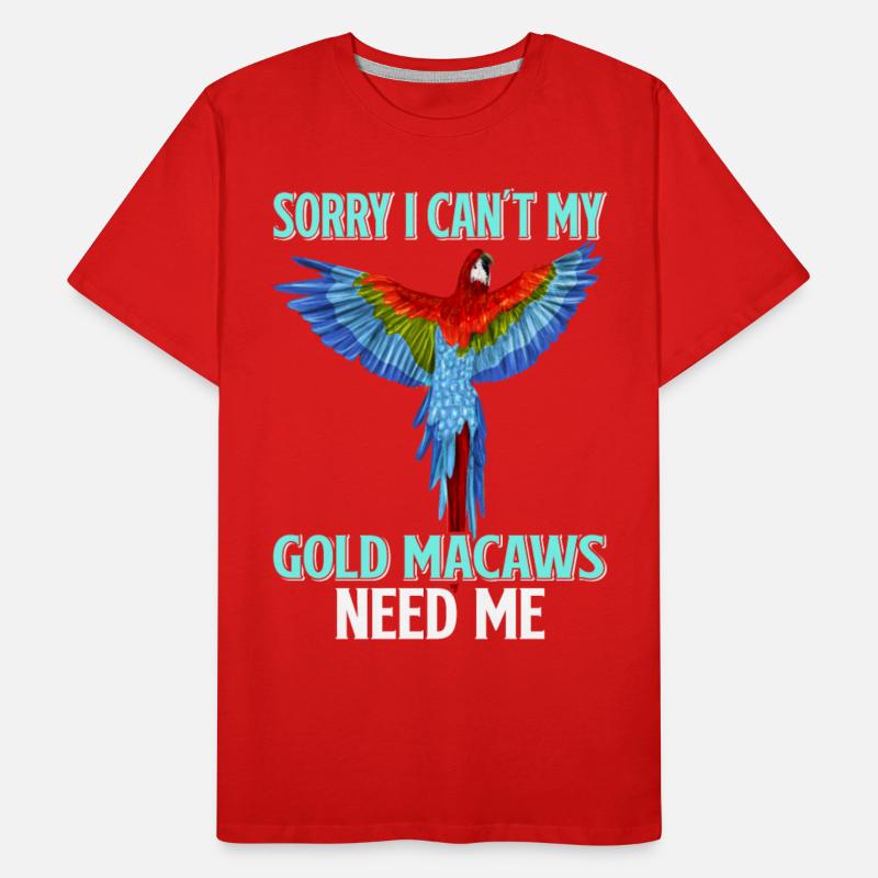 Gold Macaw Ornithologist Enthusiast Gift