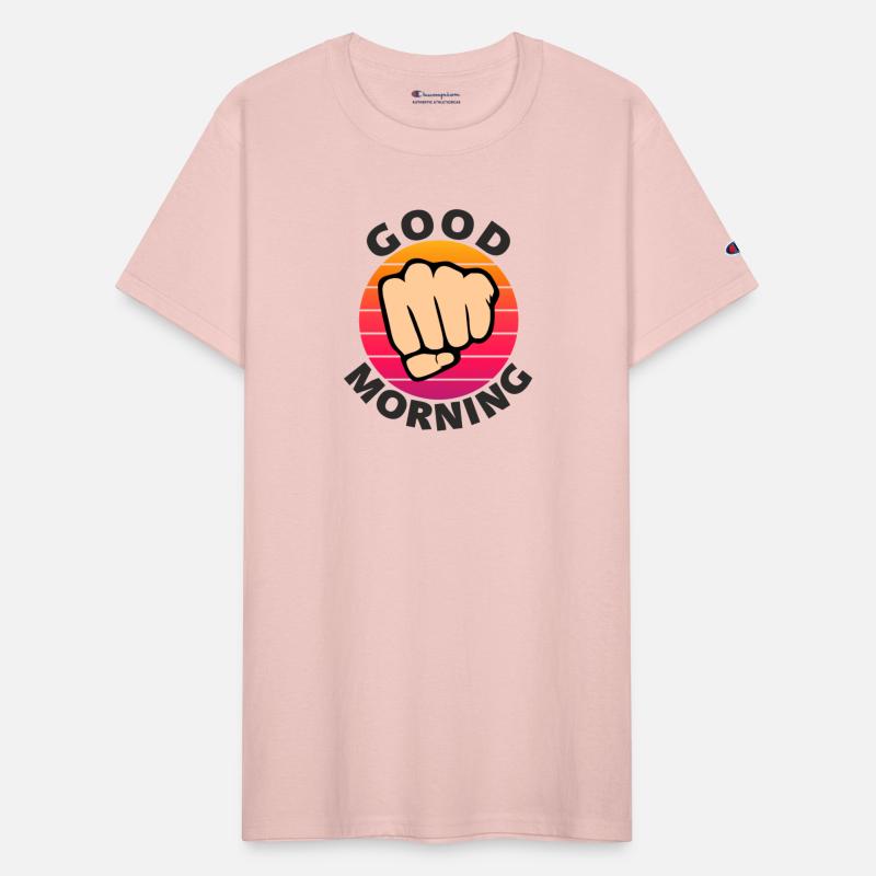 Good morning funny sarcastic fist