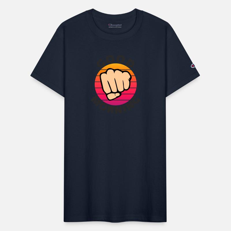 Good morning funny sarcastic fist