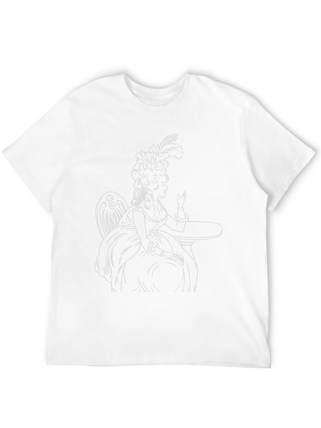 Regency Silhouette Black T-Shirt