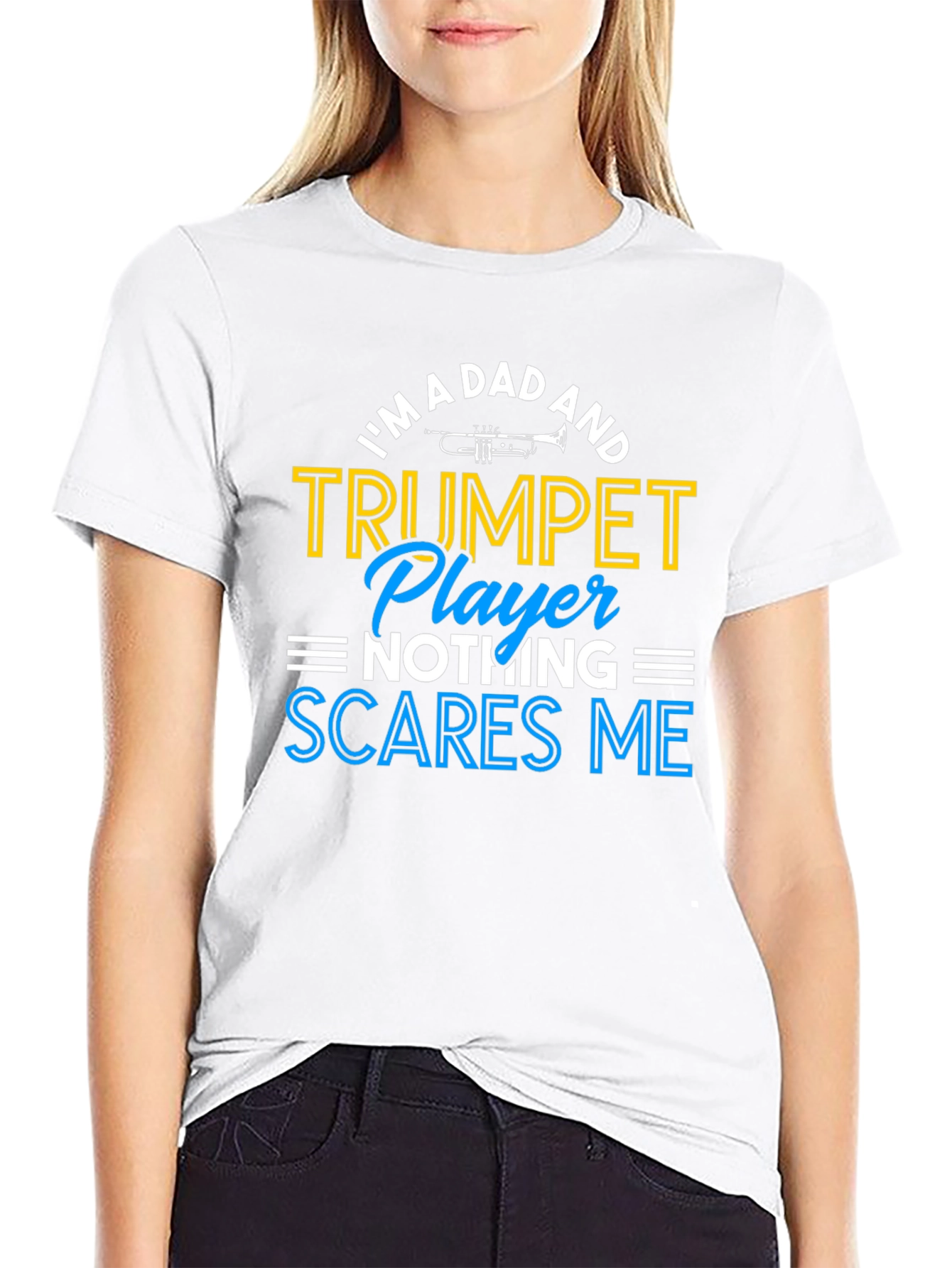 Dad Trumpet Player Graphic T-Shirt