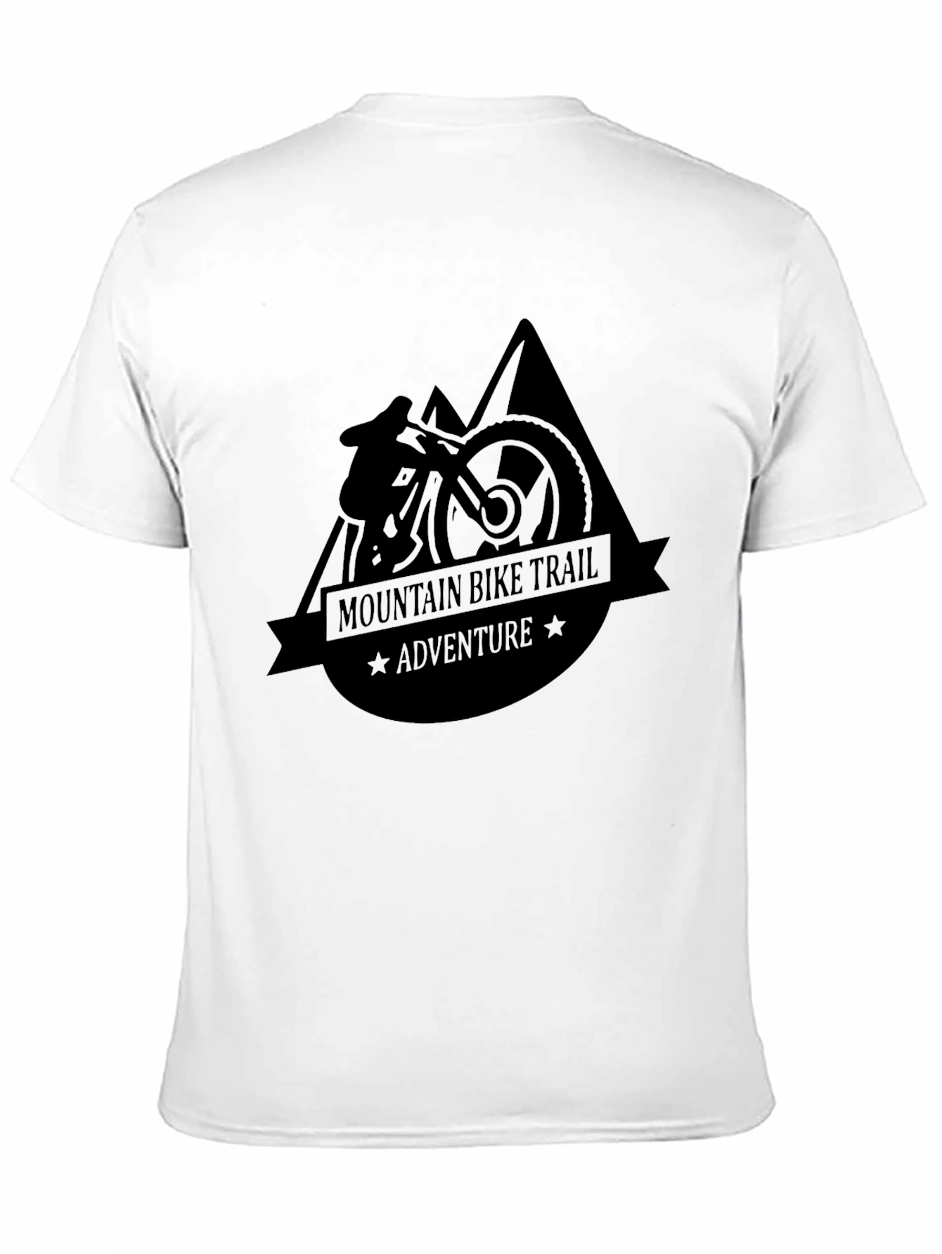 Mountain Bike Trail Adventure T-Shirt - Black