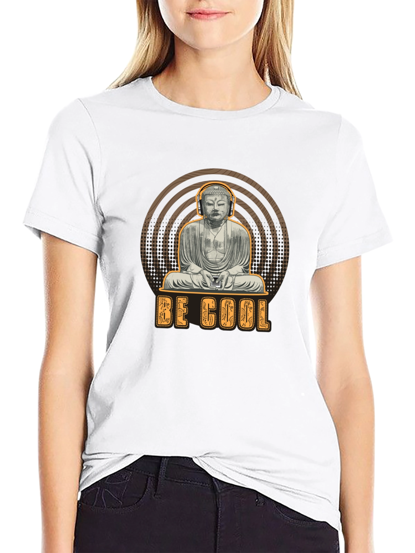 Cool Buddha Graphic T-Shirt - Zen Style Tee