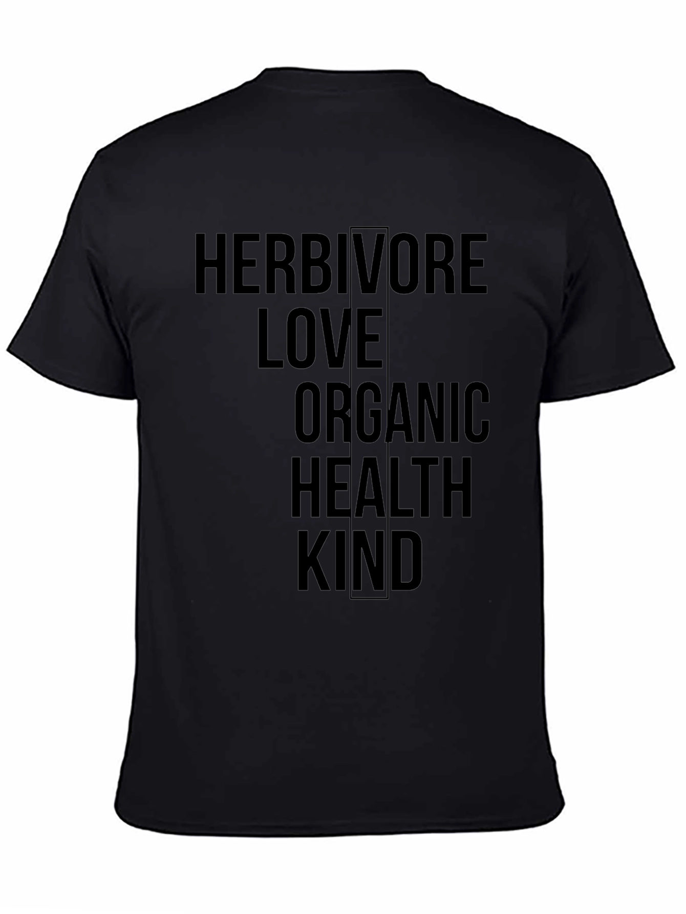 Herbivore Love Organic Graphic Tee - Black