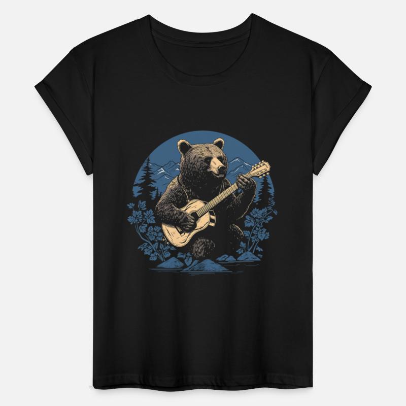 Grizzly Bear Playing Guitar