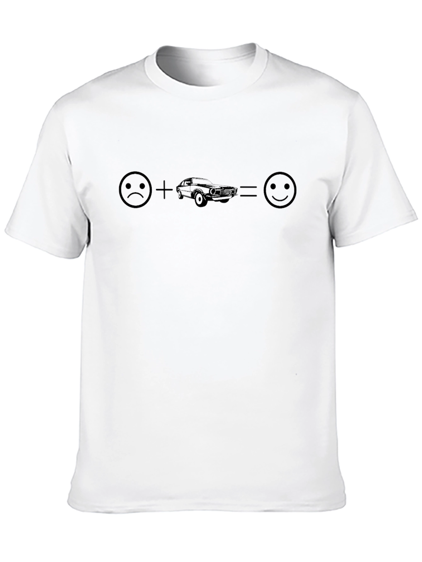 Car Lover T-Shirt: Sad + Car = Happy!