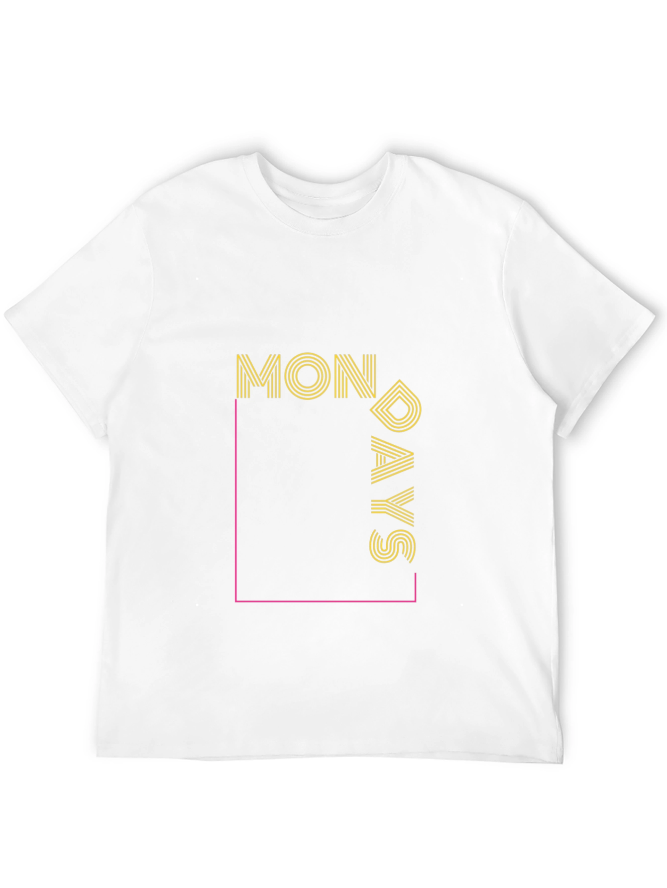 Monday Graphic Tee - Classic Black Cotton T-Shirt