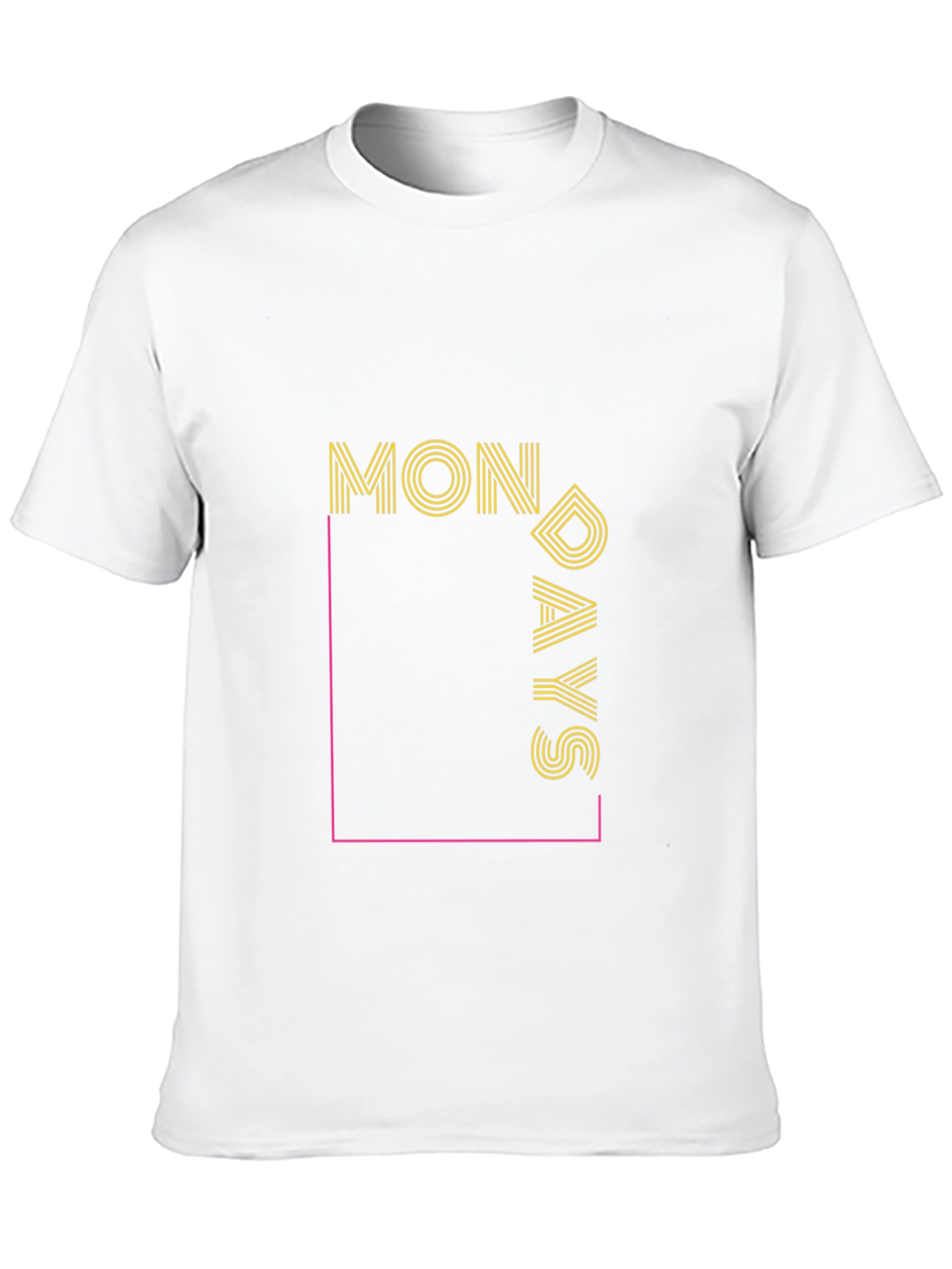 Monday Graphic Tee - Classic Black Cotton T-Shirt