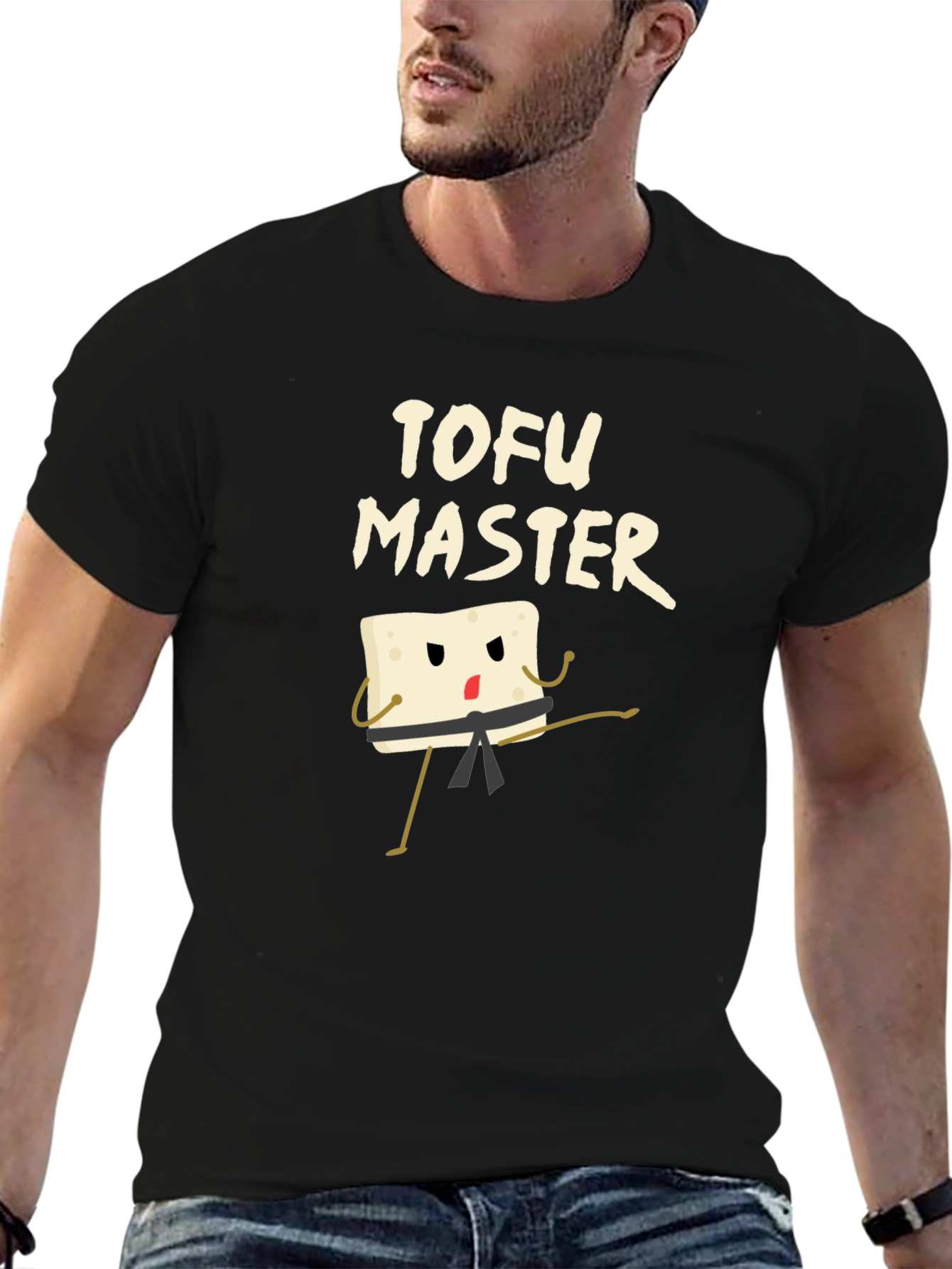 Tofu Master Graphic Tee - Black