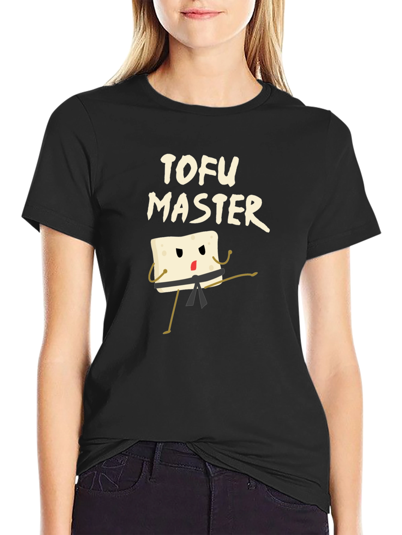 Tofu Master Graphic Tee - Black