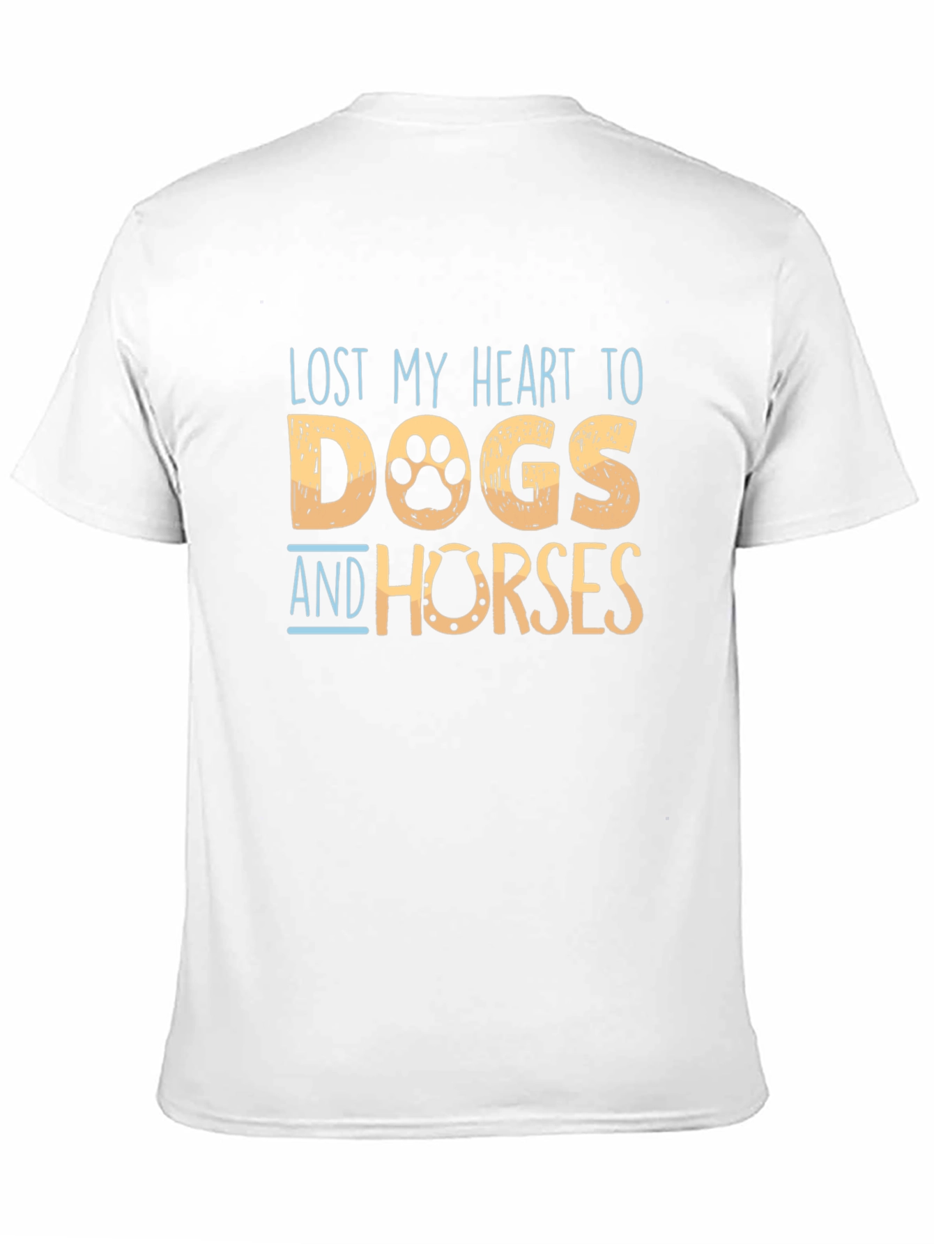Lost My Heart to Dogs and Horses T-Shirt