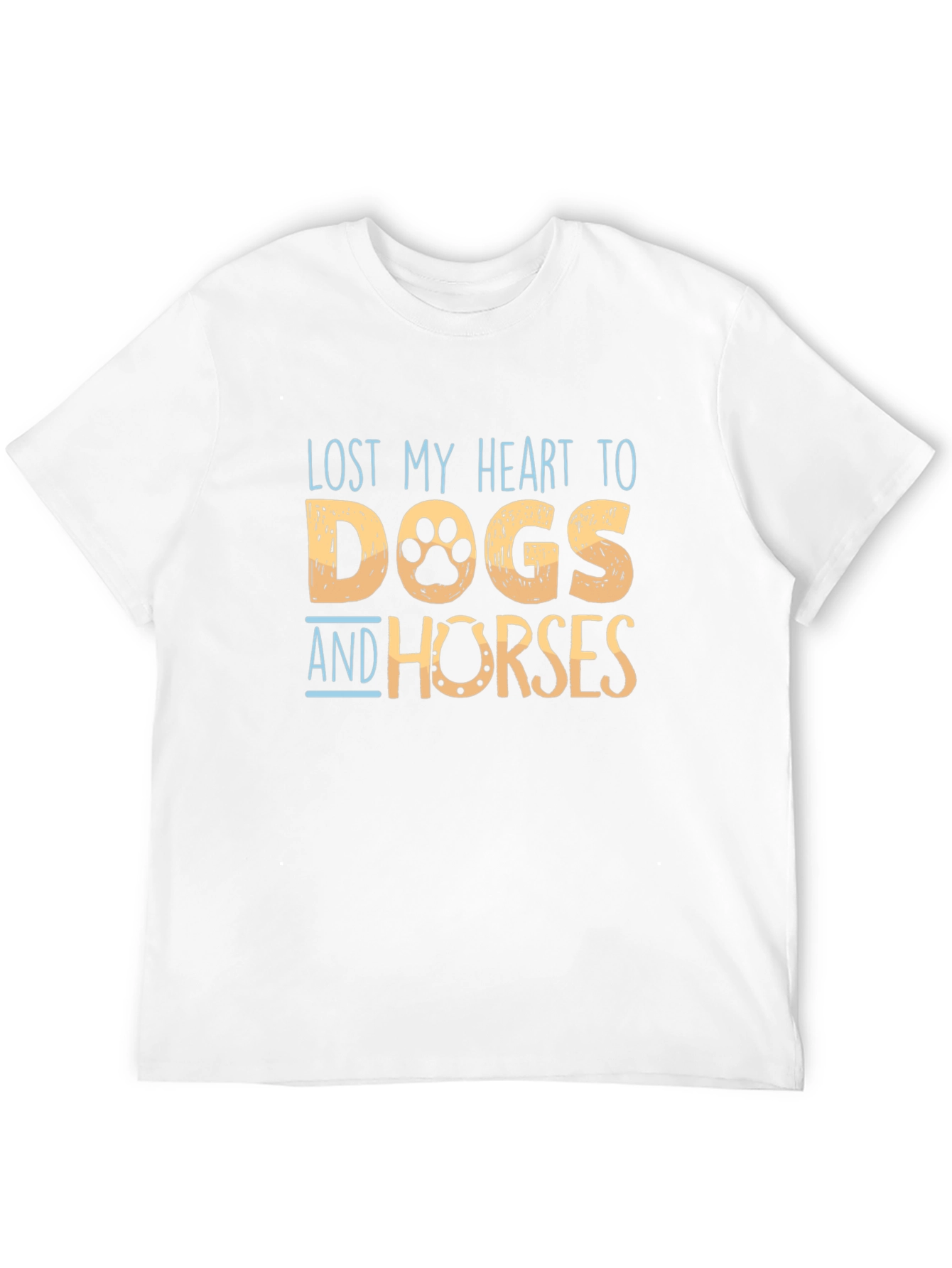 Lost My Heart to Dogs and Horses T-Shirt