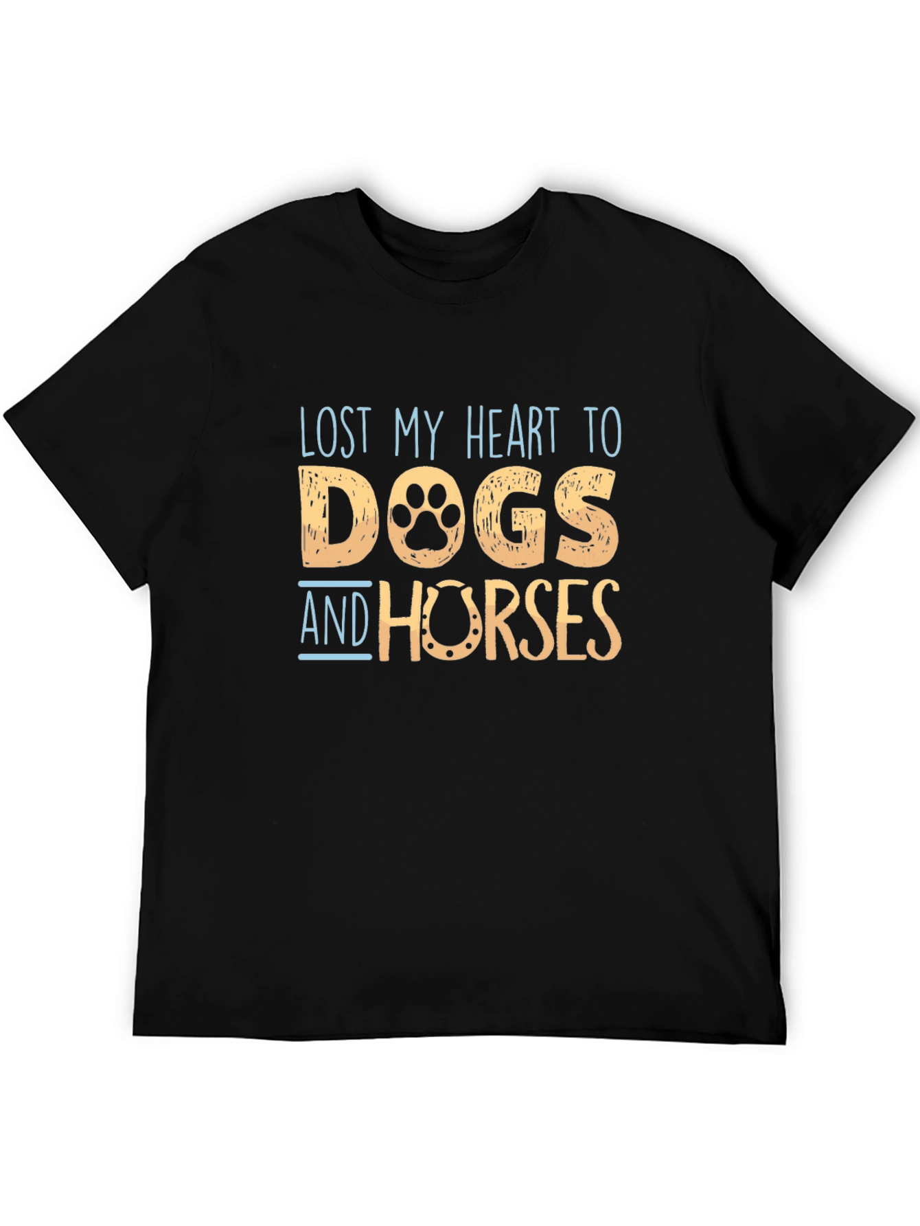 Lost My Heart to Dogs and Horses T-Shirt