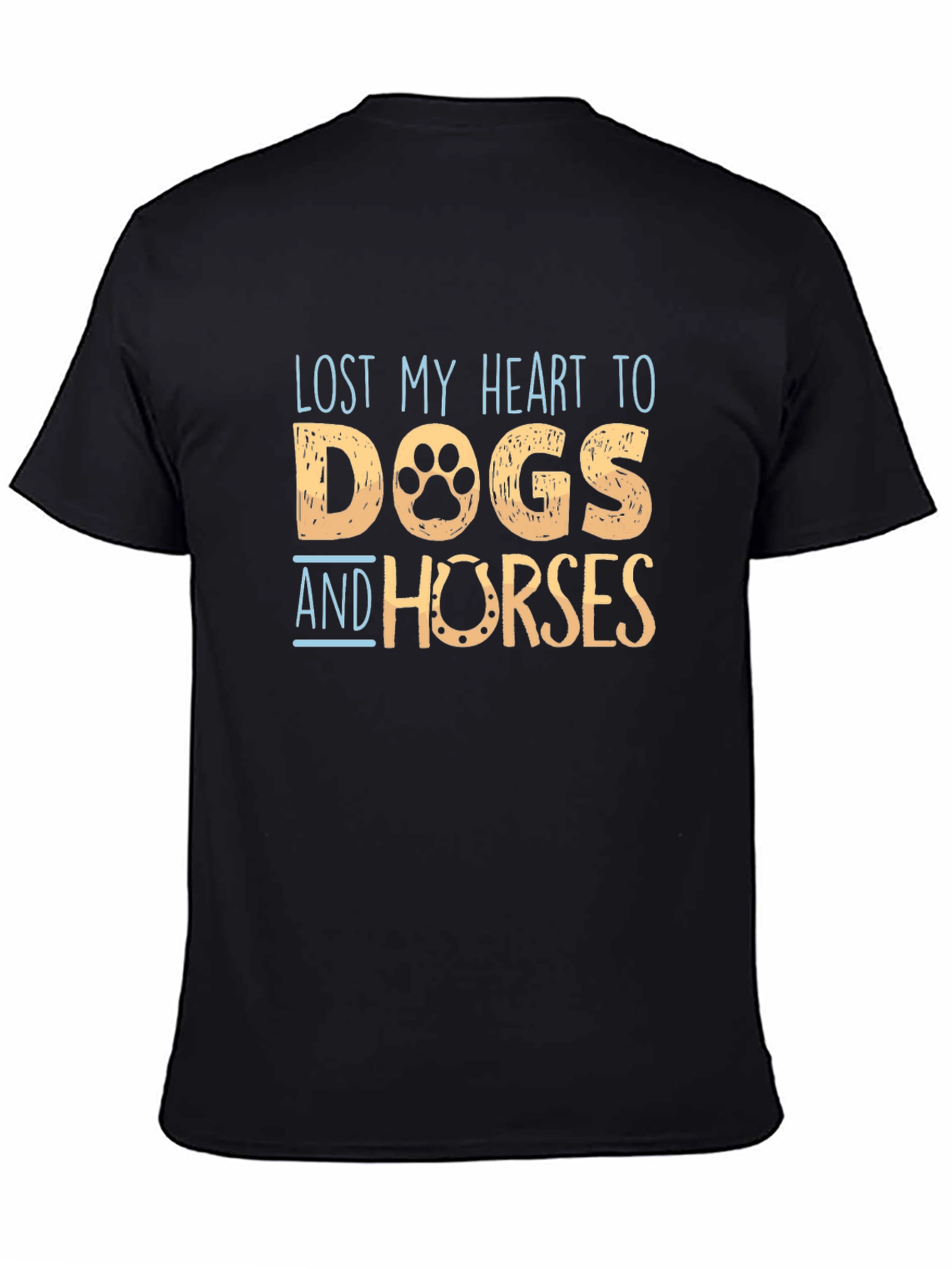 Lost My Heart to Dogs and Horses T-Shirt