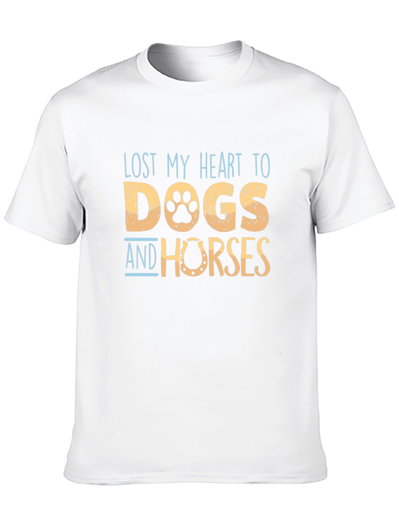 Lost My Heart to Dogs and Horses T-Shirt