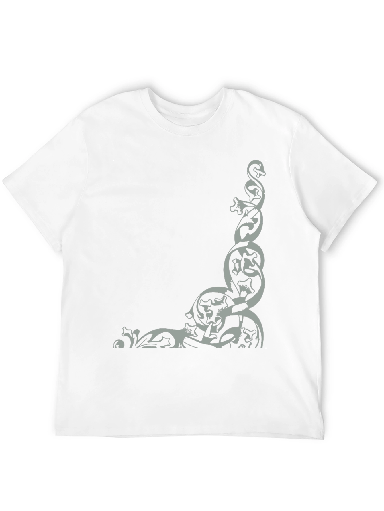 Mens Black T-Shirt with Celtic Knot Design