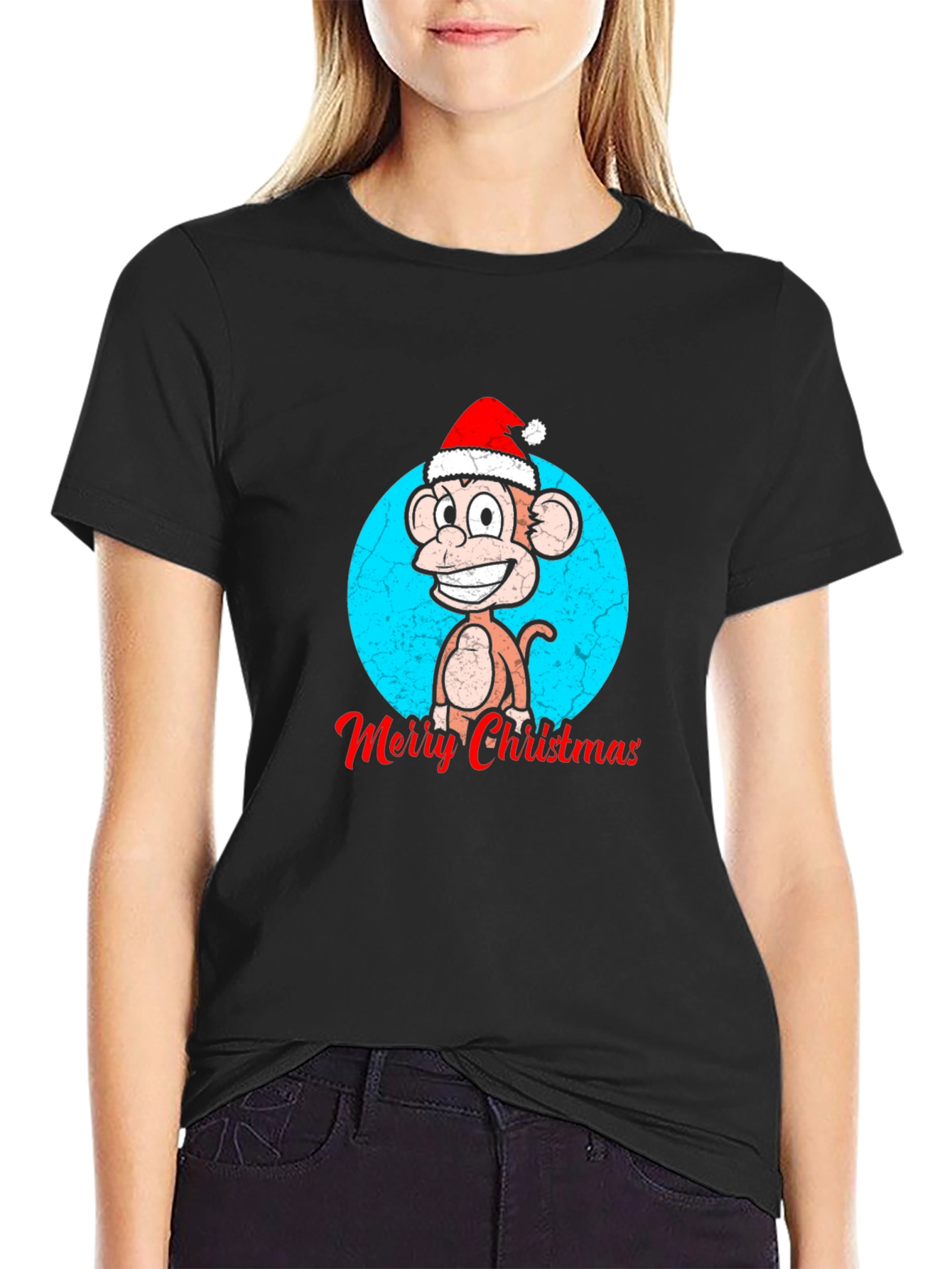 Monkey Christmas T-Shirt