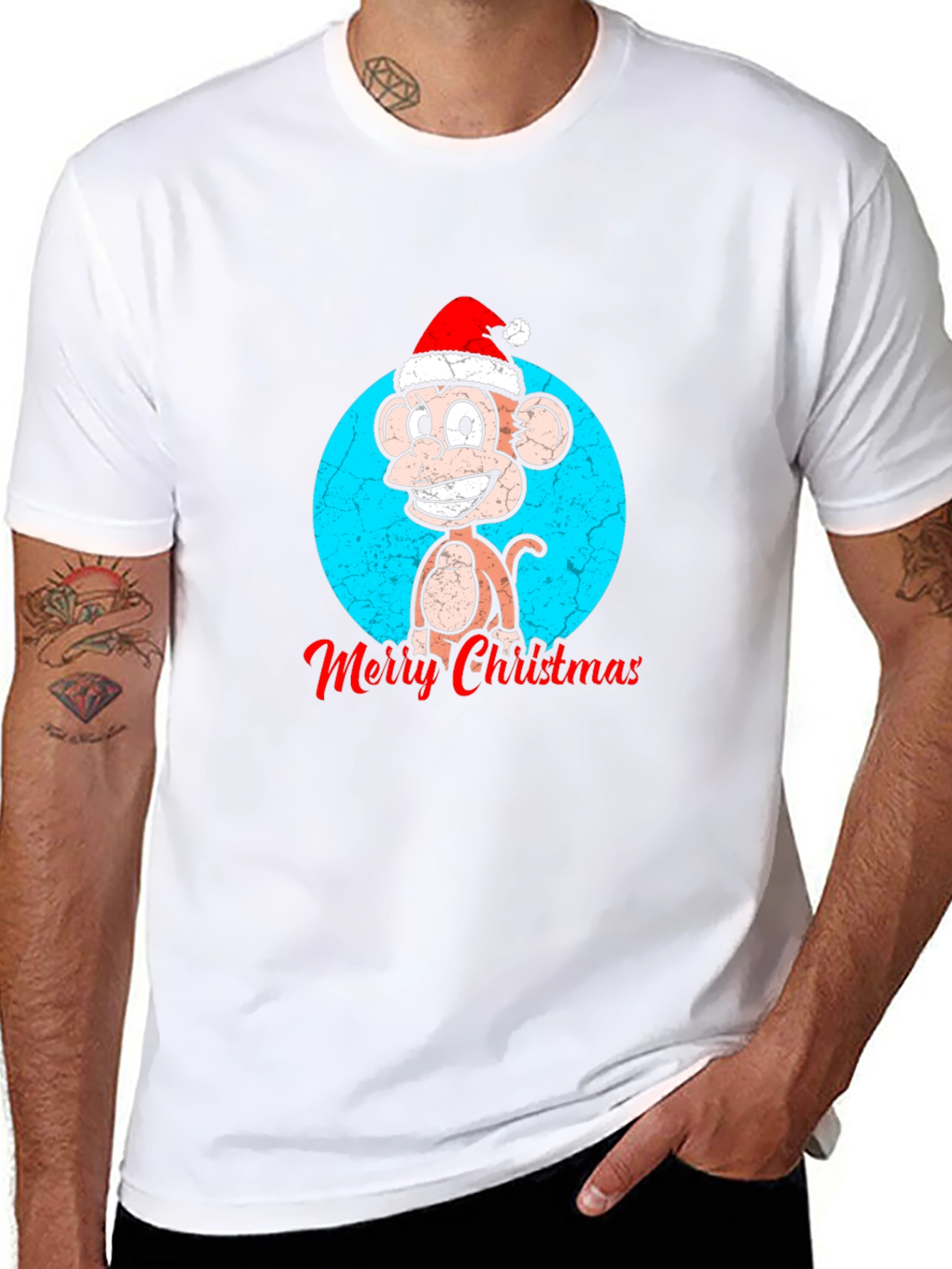 Monkey Christmas T-Shirt