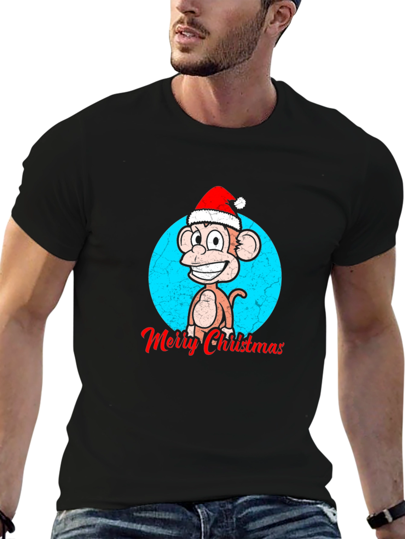 Monkey Christmas T-Shirt