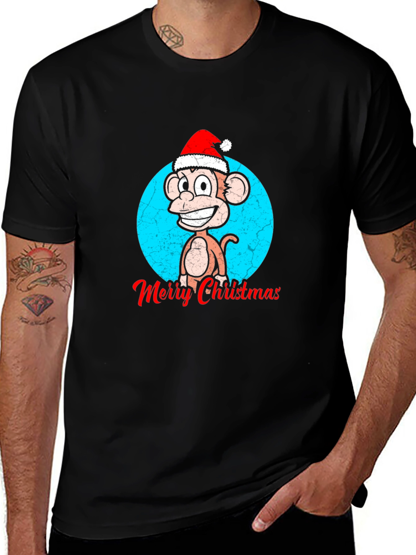 Monkey Christmas T-Shirt