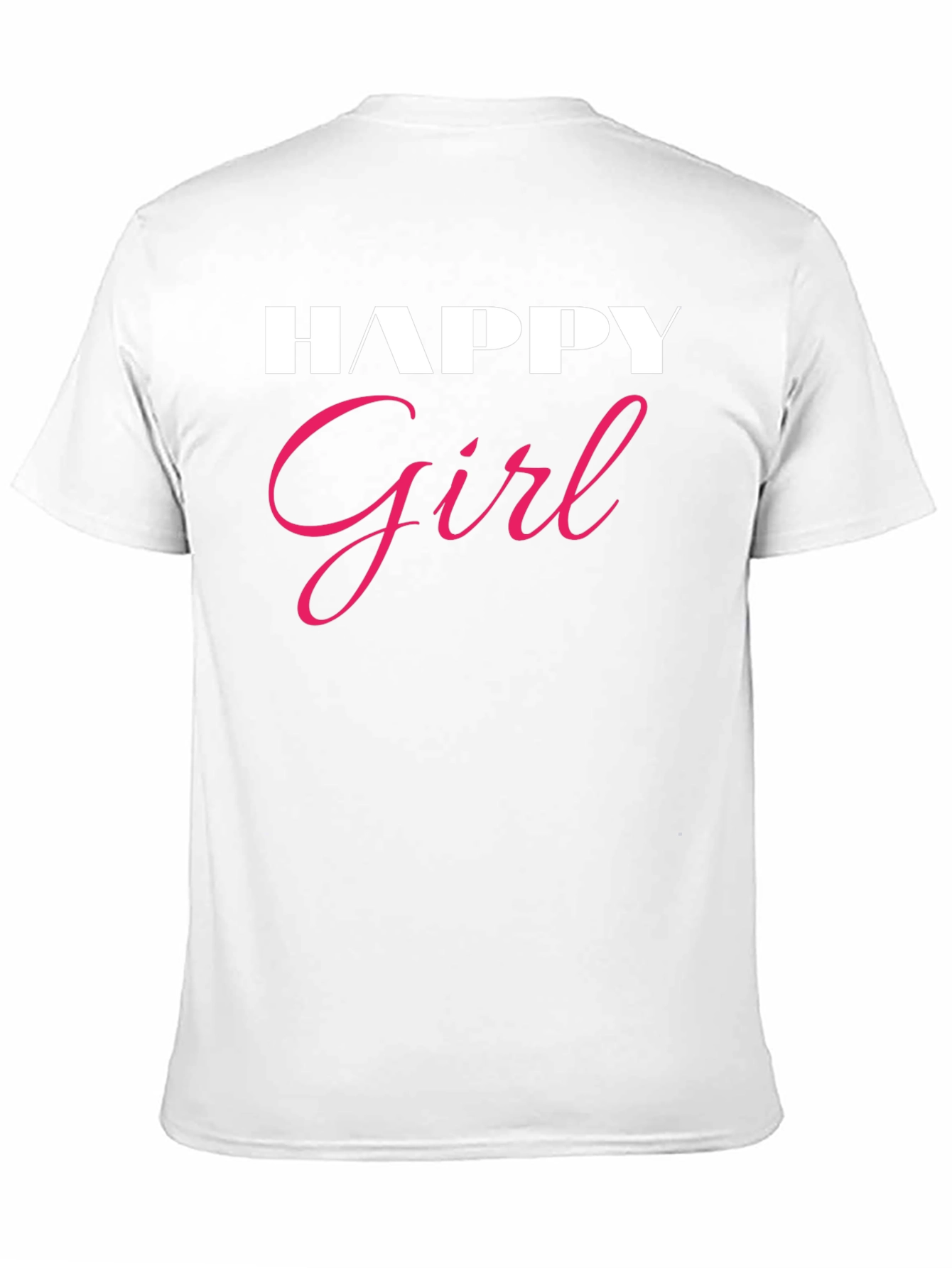 Happy Girl Graphic Tee - Stylish Comfort