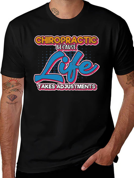 Chiropractic Life Adjustments Graphic Tee