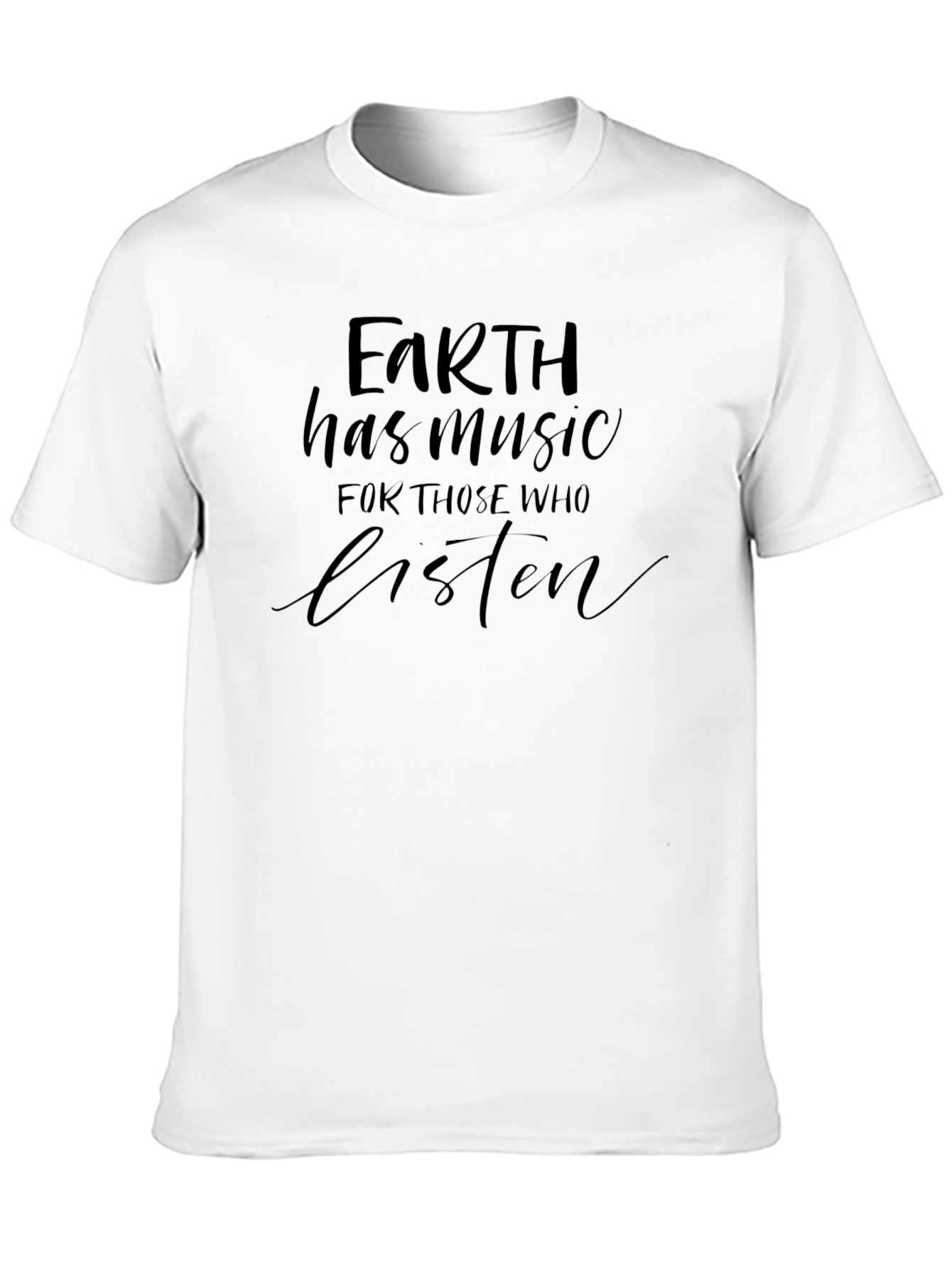 Earth Has Music Graphic Tee - Black