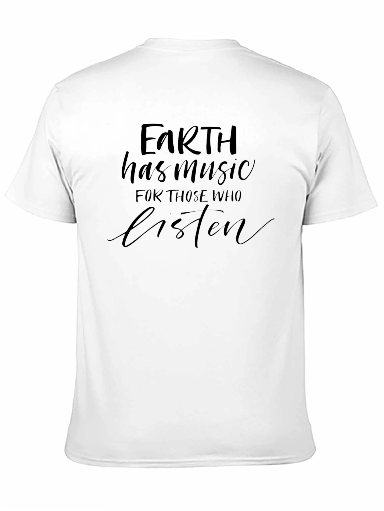 Earth Has Music Graphic Tee - Black