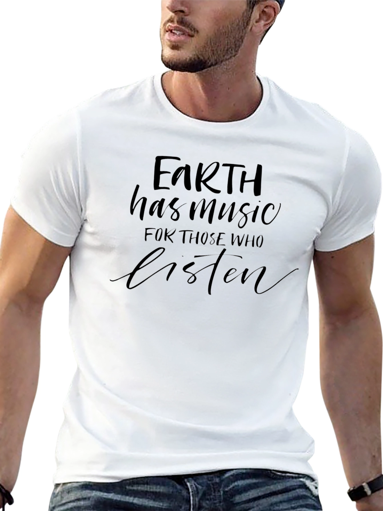 Earth Has Music Graphic Tee - Black