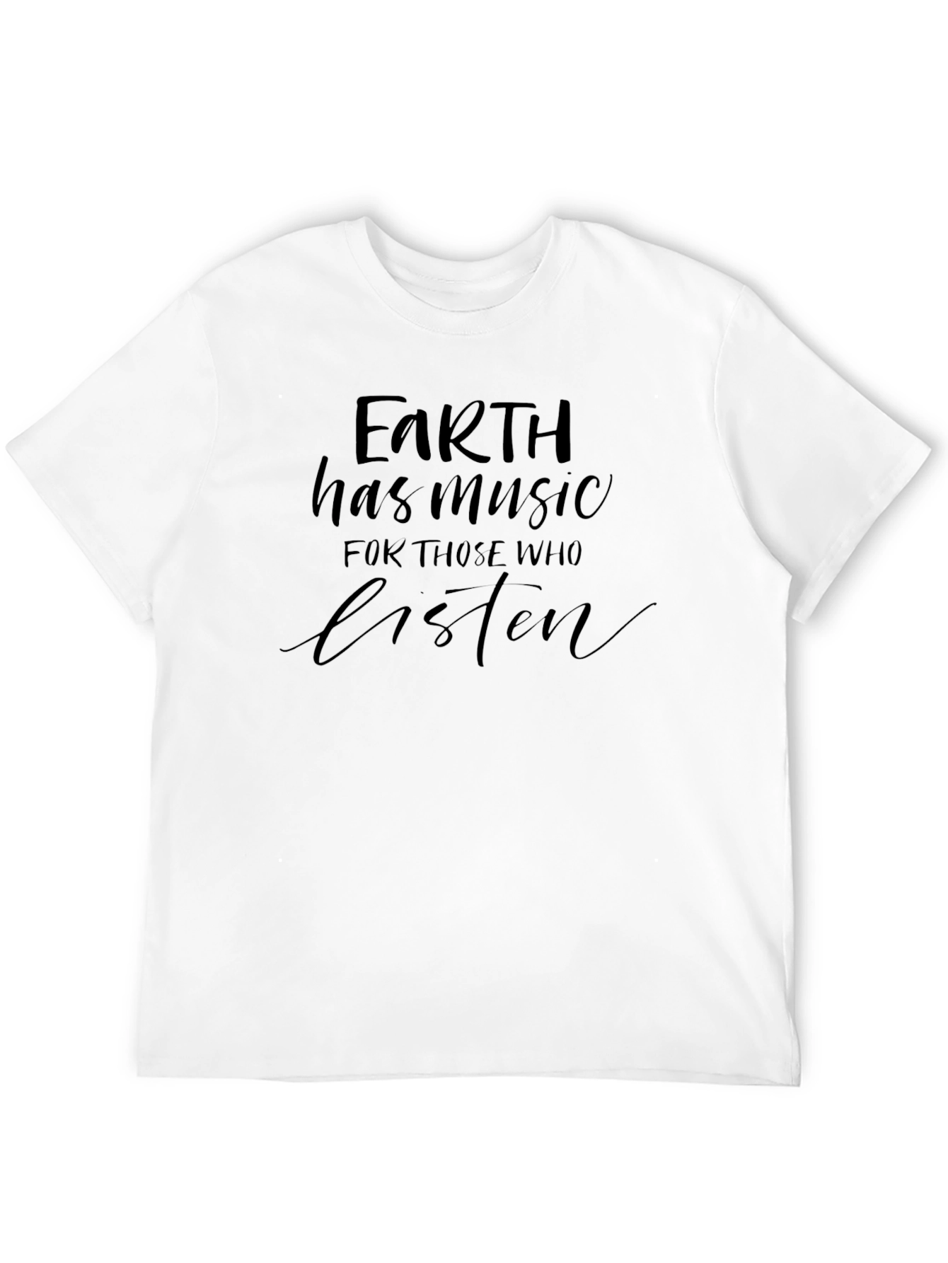 Earth Has Music Graphic Tee - Black