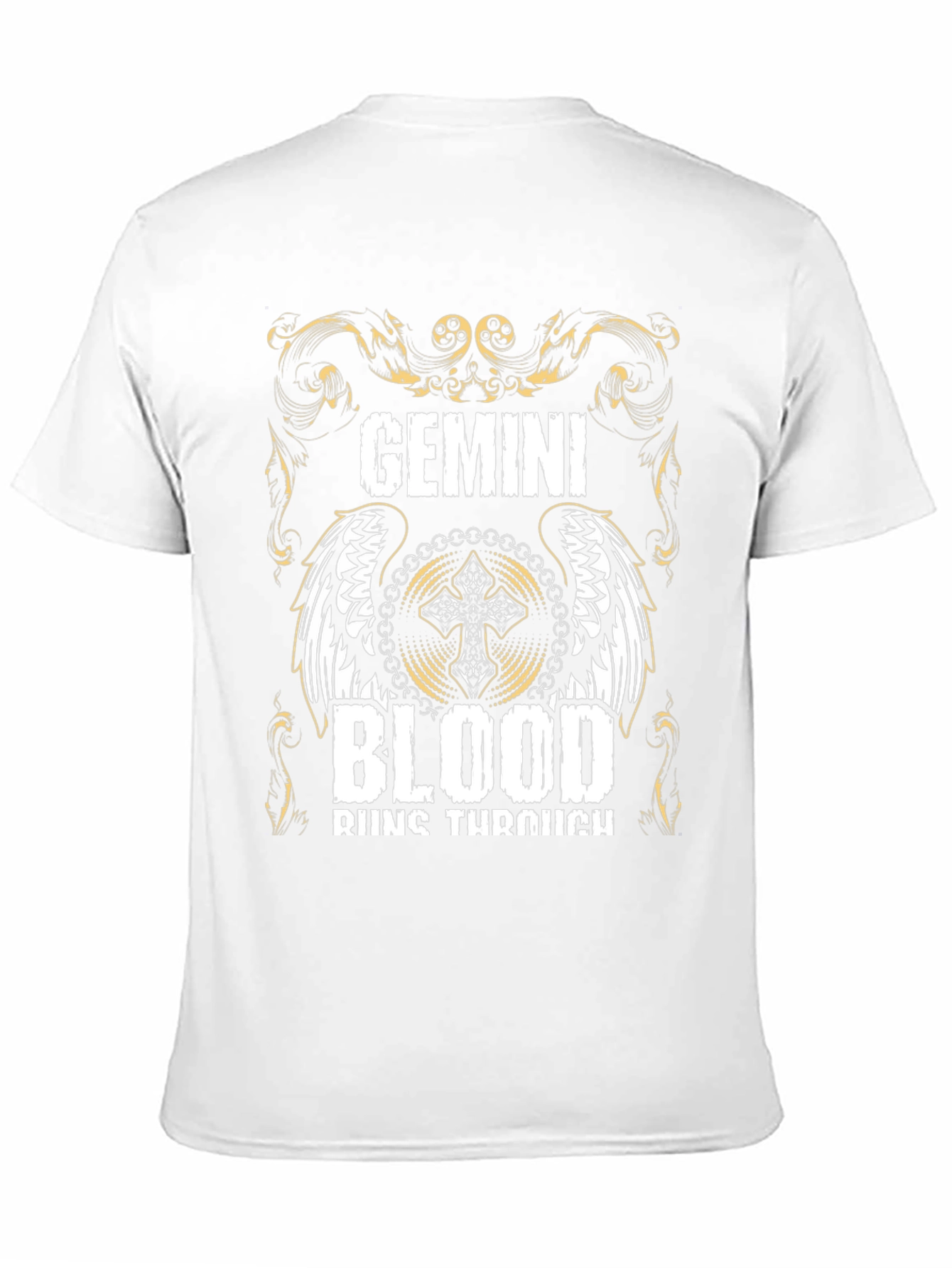 Gemini Blood Runs Through T-Shirt - Zodiac Pride