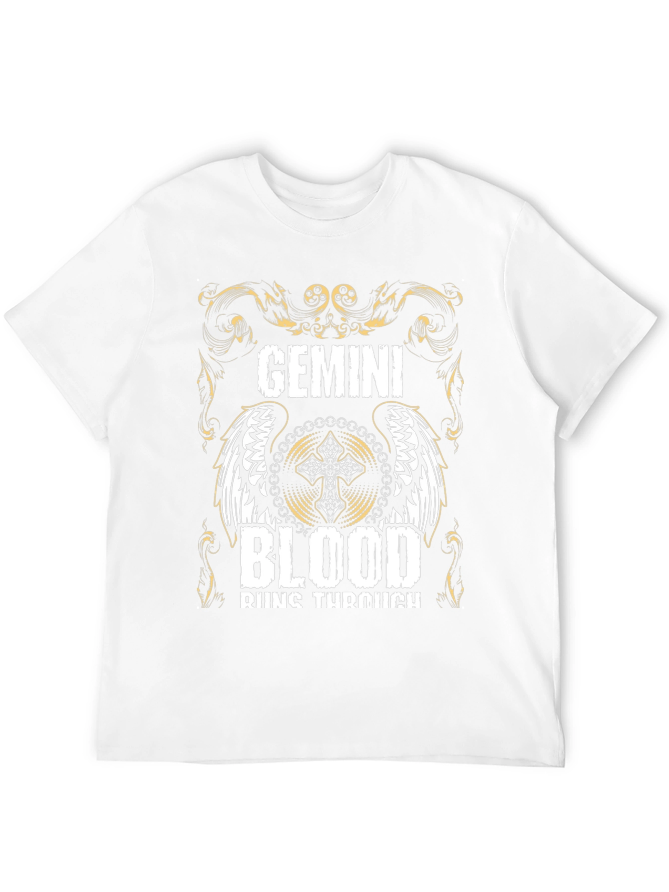 Gemini Blood Runs Through T-Shirt - Zodiac Pride