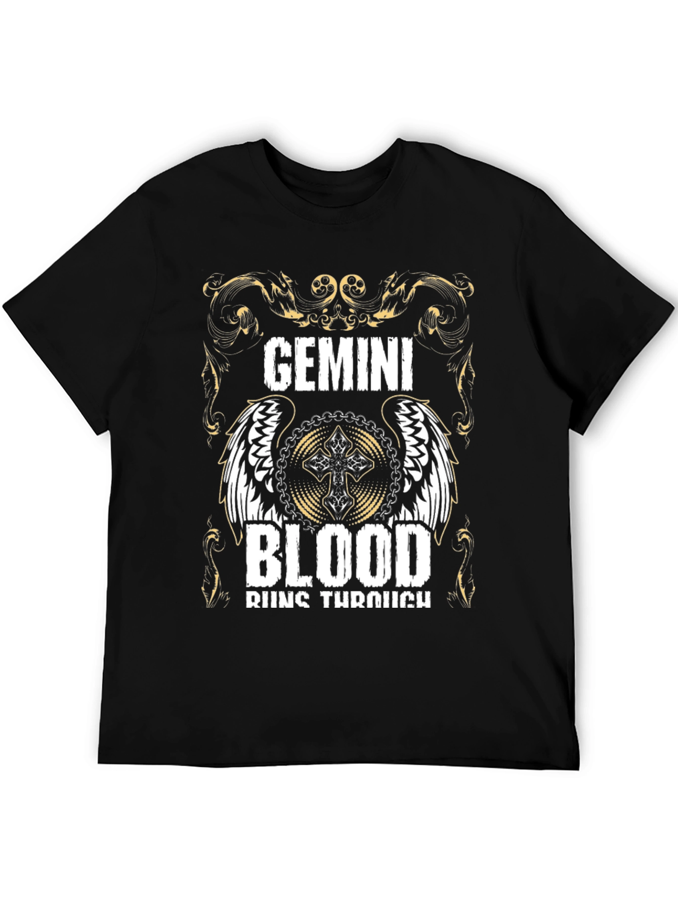 Gemini Blood Runs Through T-Shirt - Zodiac Pride