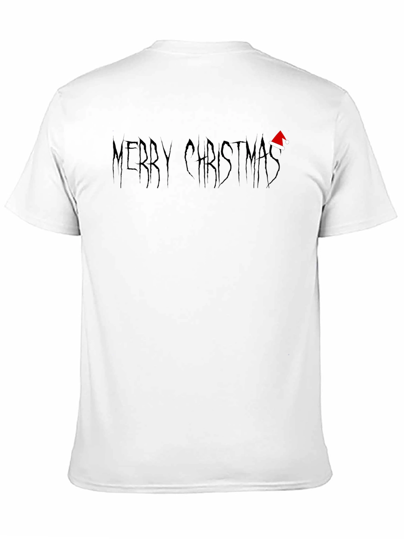 Merry Christmas Graphic Tee - Black