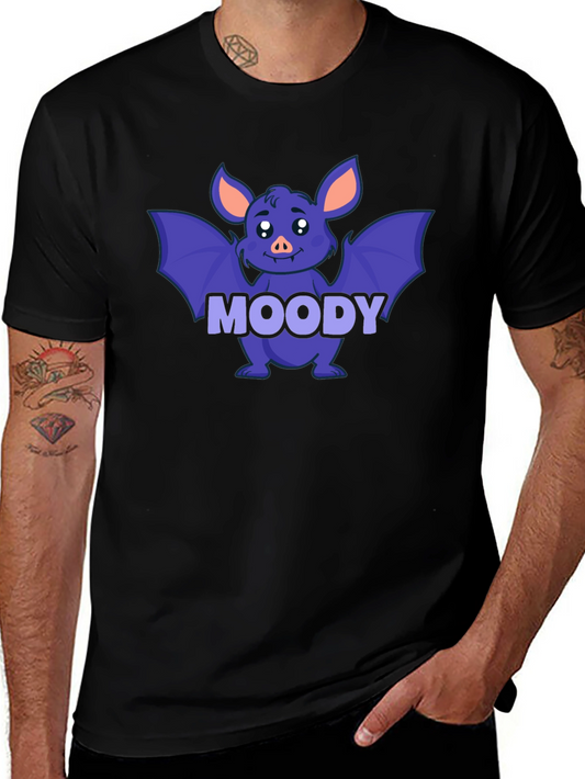 Moody Bat Graphic T-Shirt
