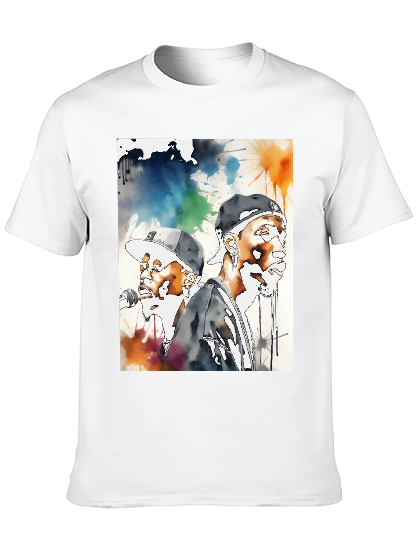 Hip Hop Watercolor T-Shirt