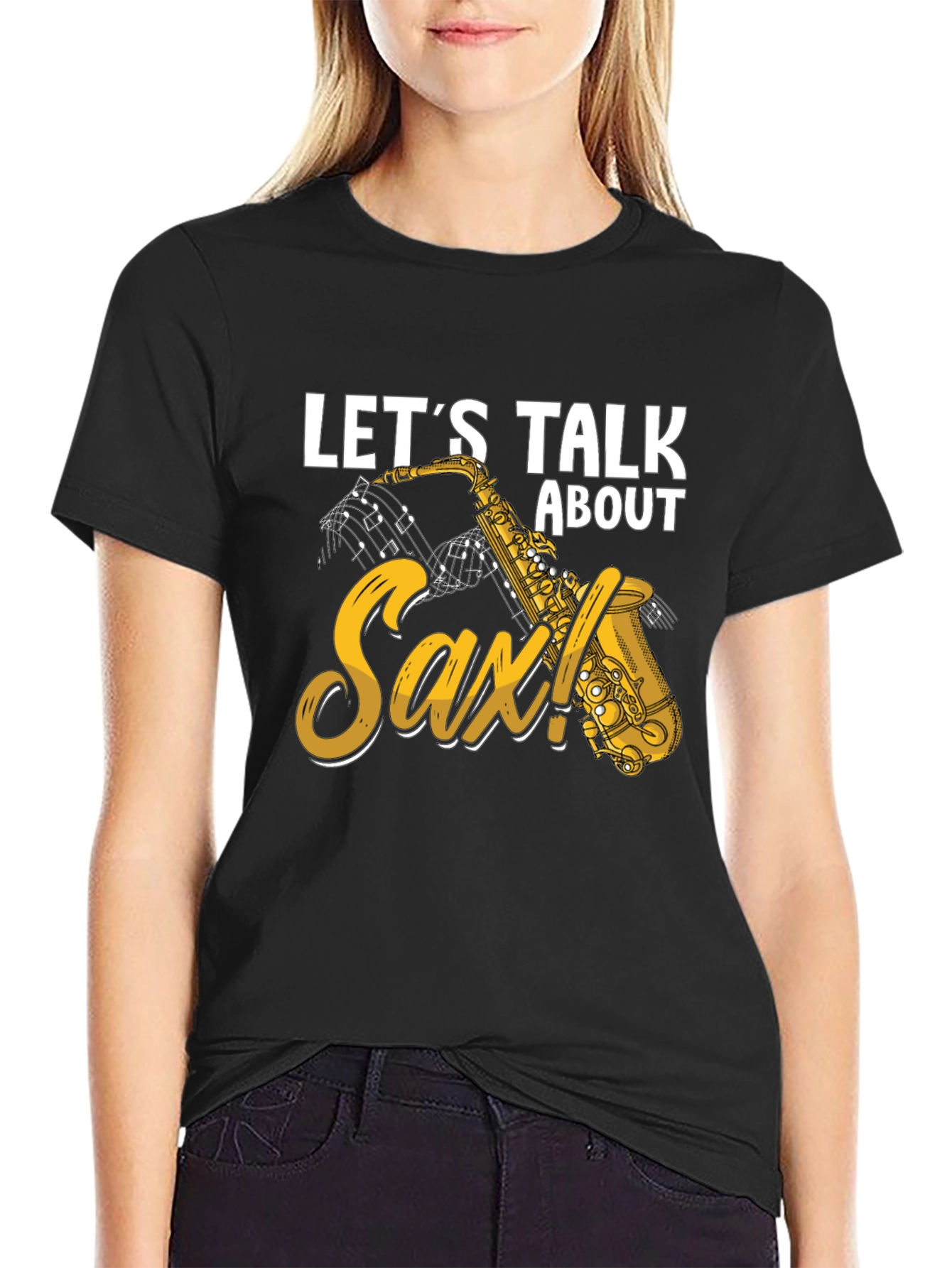 Lets Talk About Sax T-Shirt