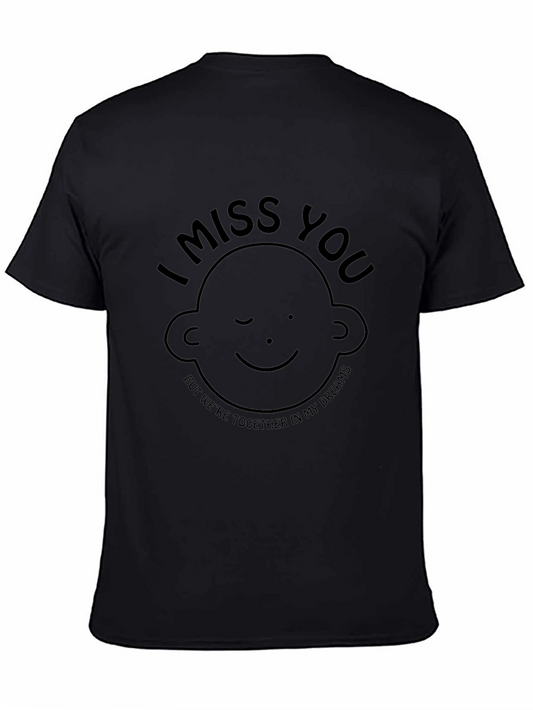 I Miss You Black Graphic Tee